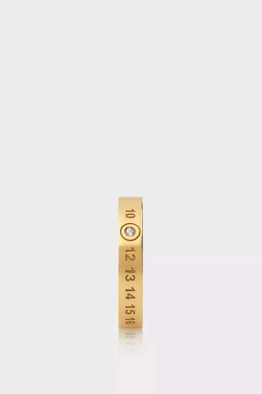 Numeric diamond ring