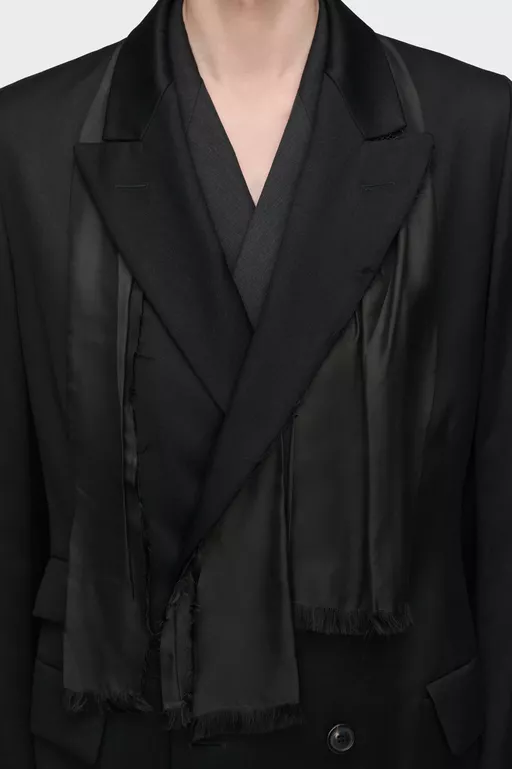 Wool Scarf Coat - Coats