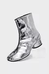 Argent&eacute; - Bottes Tabi effet miroir