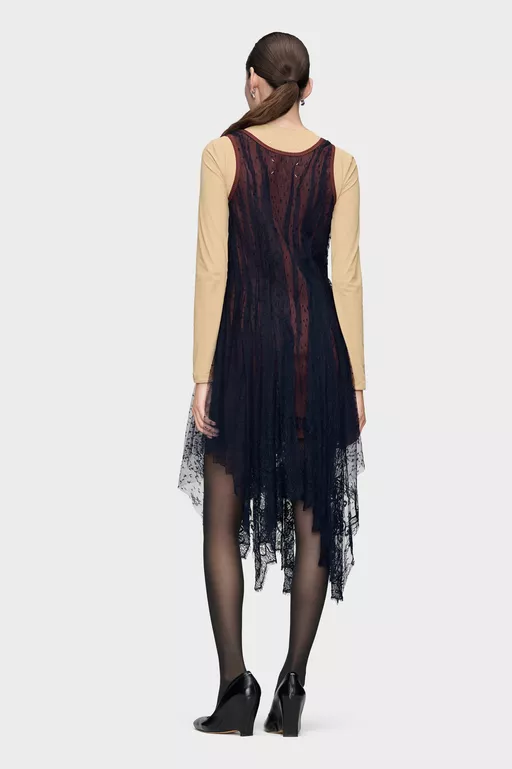 Lace Midi Dress - Midi Dress