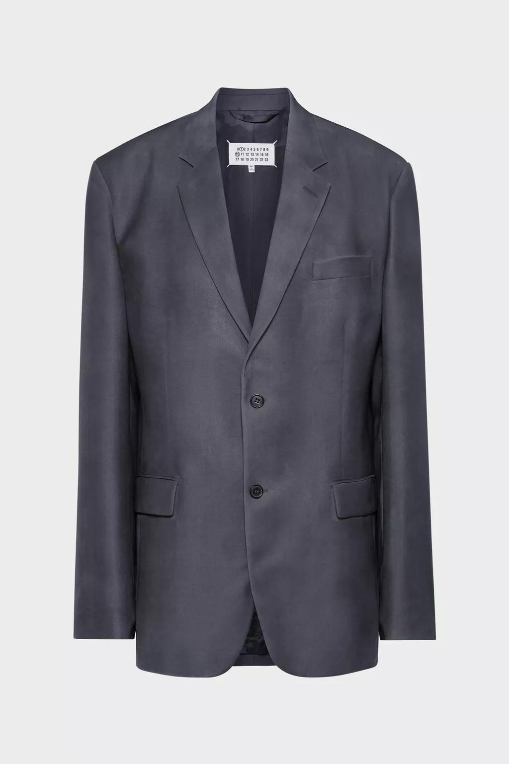 Dark avion Mohair Wool Suit Jacket | Maison Margiela Official