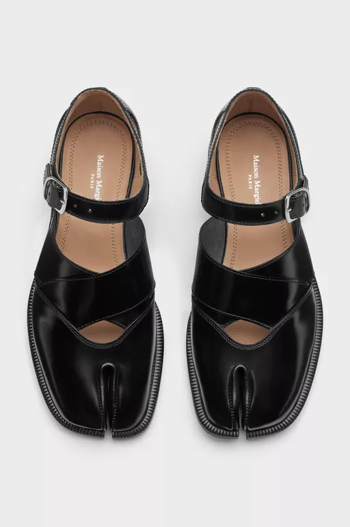 Maison Margiela Tabi Leather Sandals - ヒール