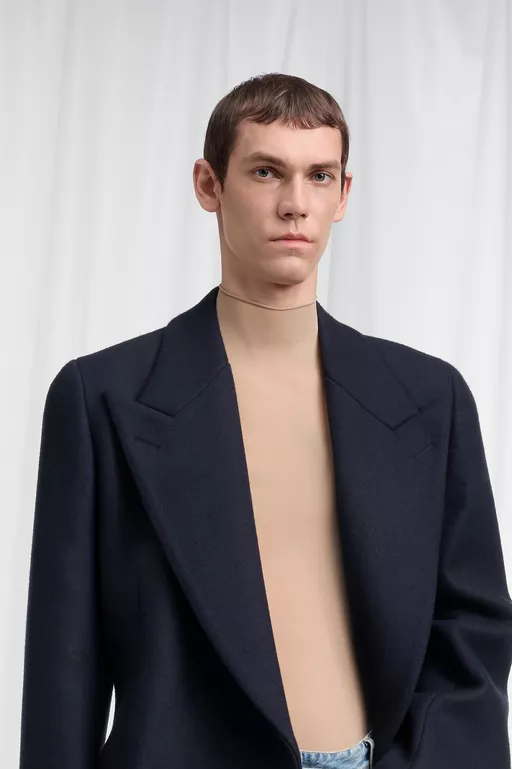 Double-Breasted Wool Overcoat - Coats