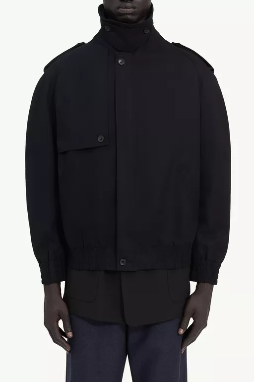 Cotton twill jacket - Jackets