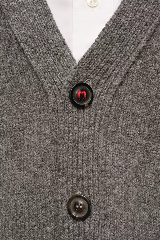 Elbow Patch Cardigan - Knitwear