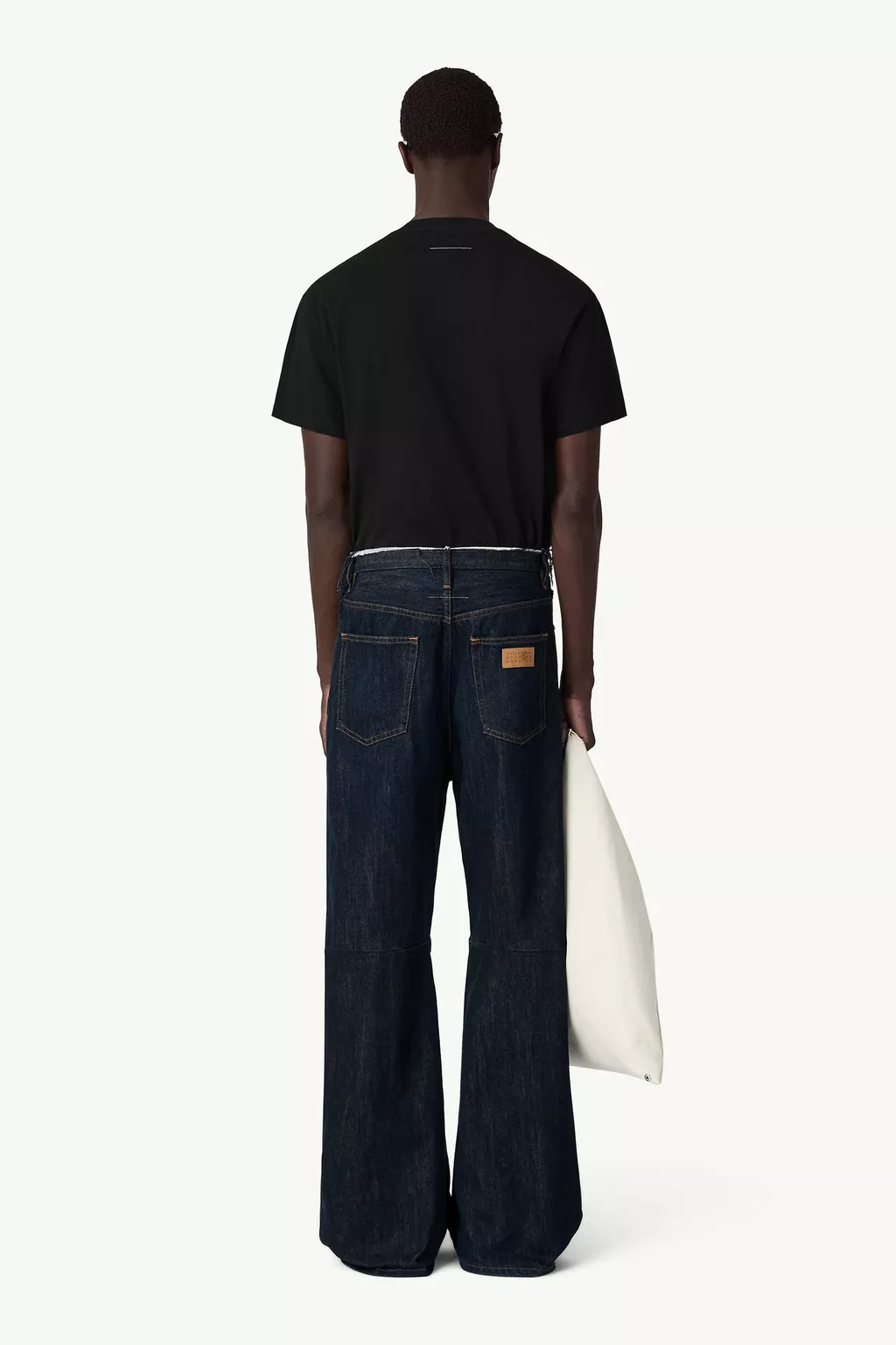 Blue Wide-leg denim jeans | MM6 Official