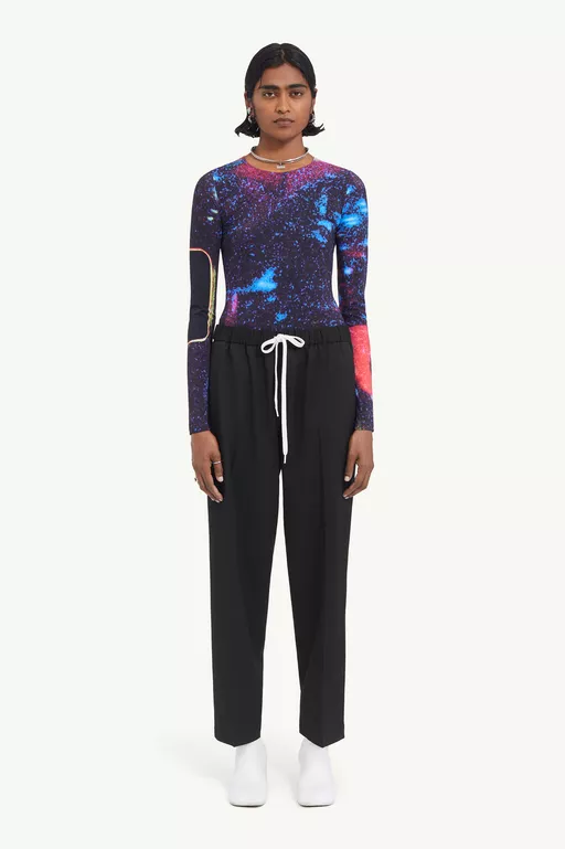 Drawstring tailored trousers - Pants