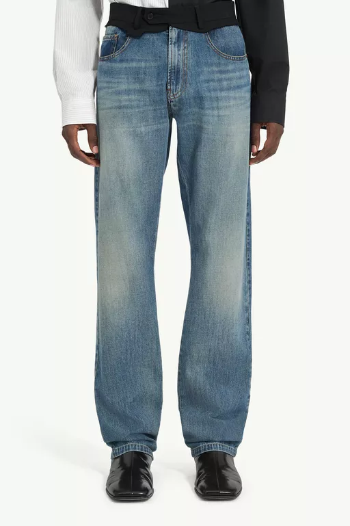 Jeans mit ausgetauschtem Bund - Jeans