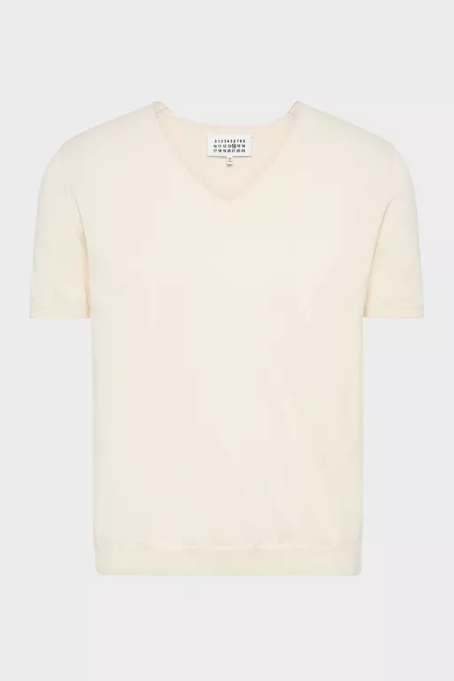 Cotton V-Neck Top - V-neck