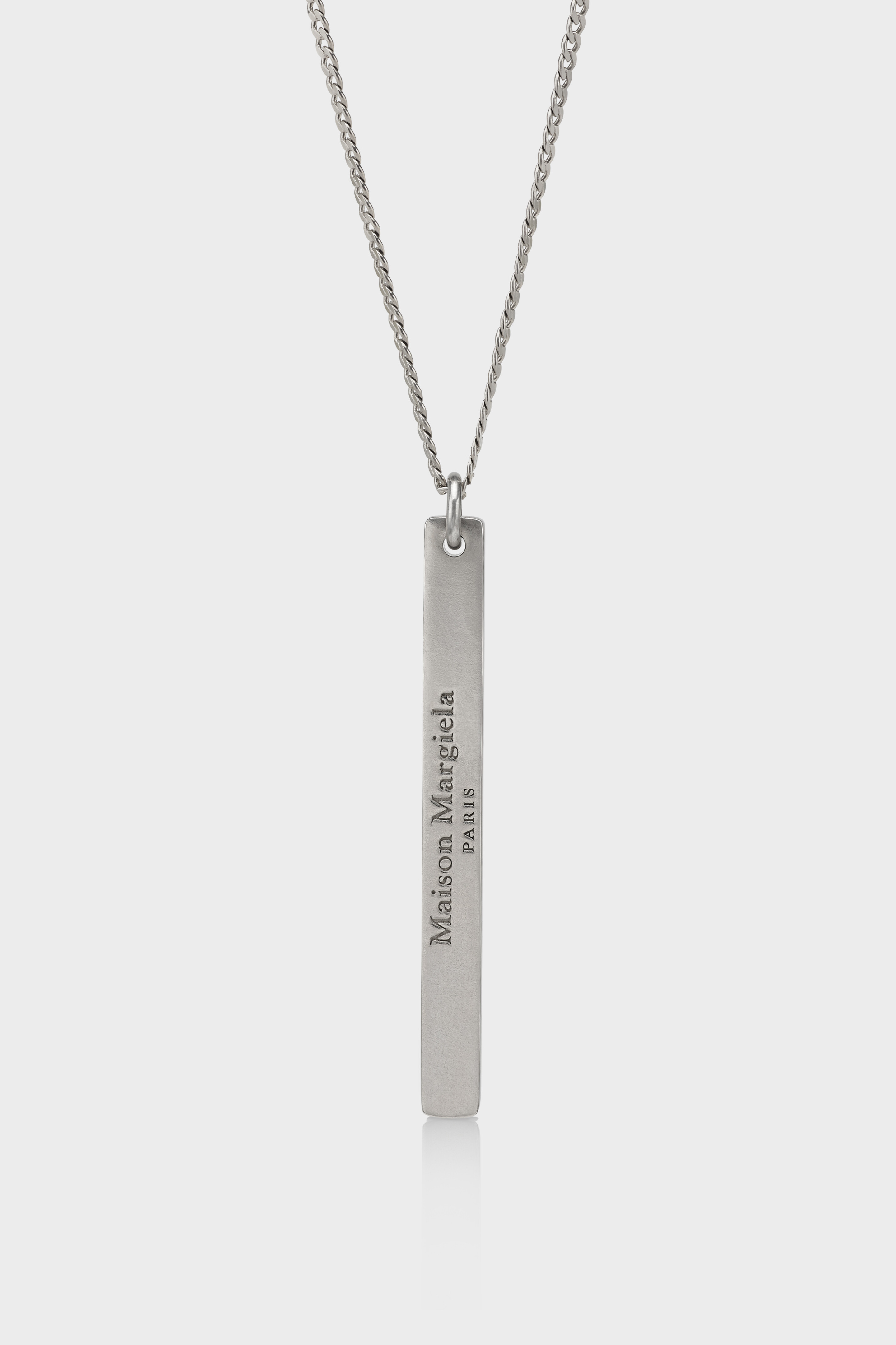 Polished palladio Logo Pendant Necklace | Maison Margiela Official