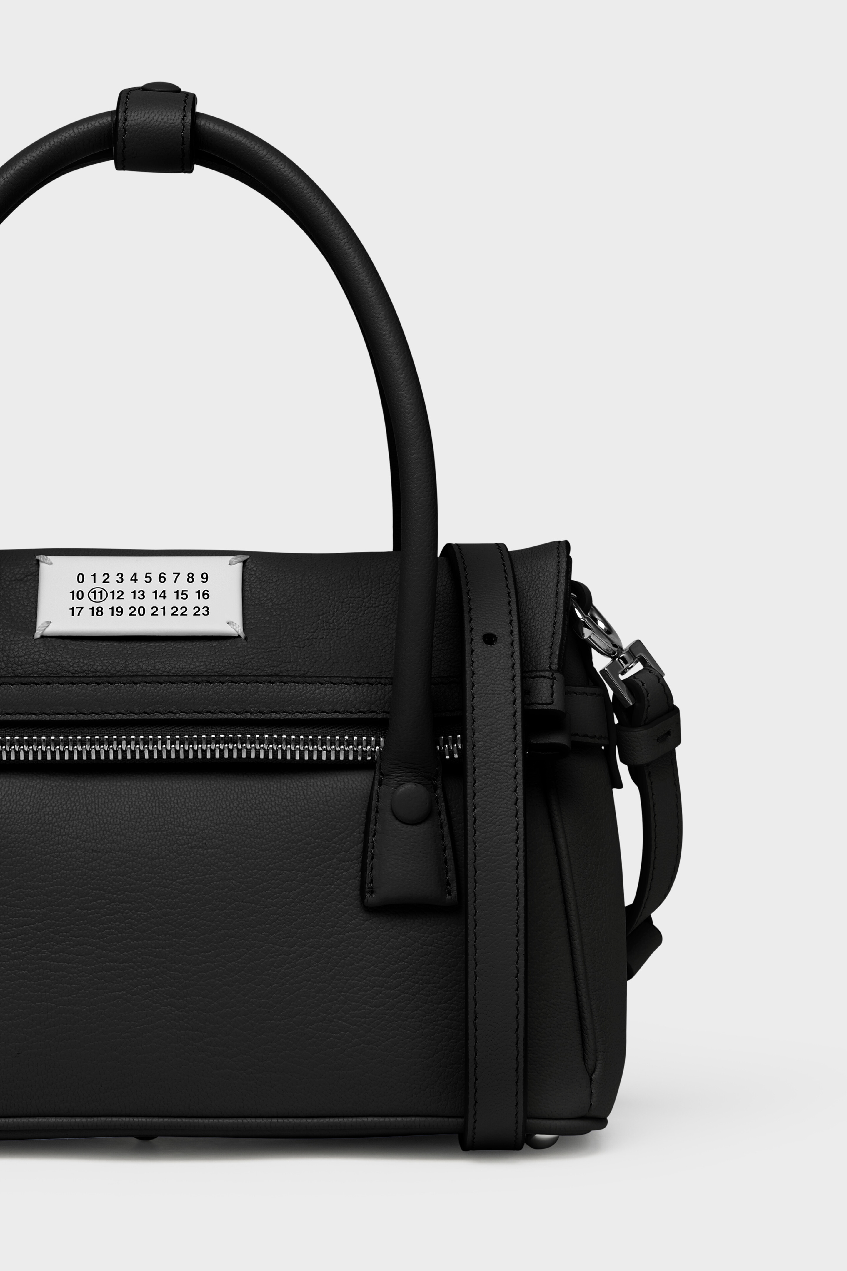 Black Leather 5AC East West Small Handbag | Maison Margiela 