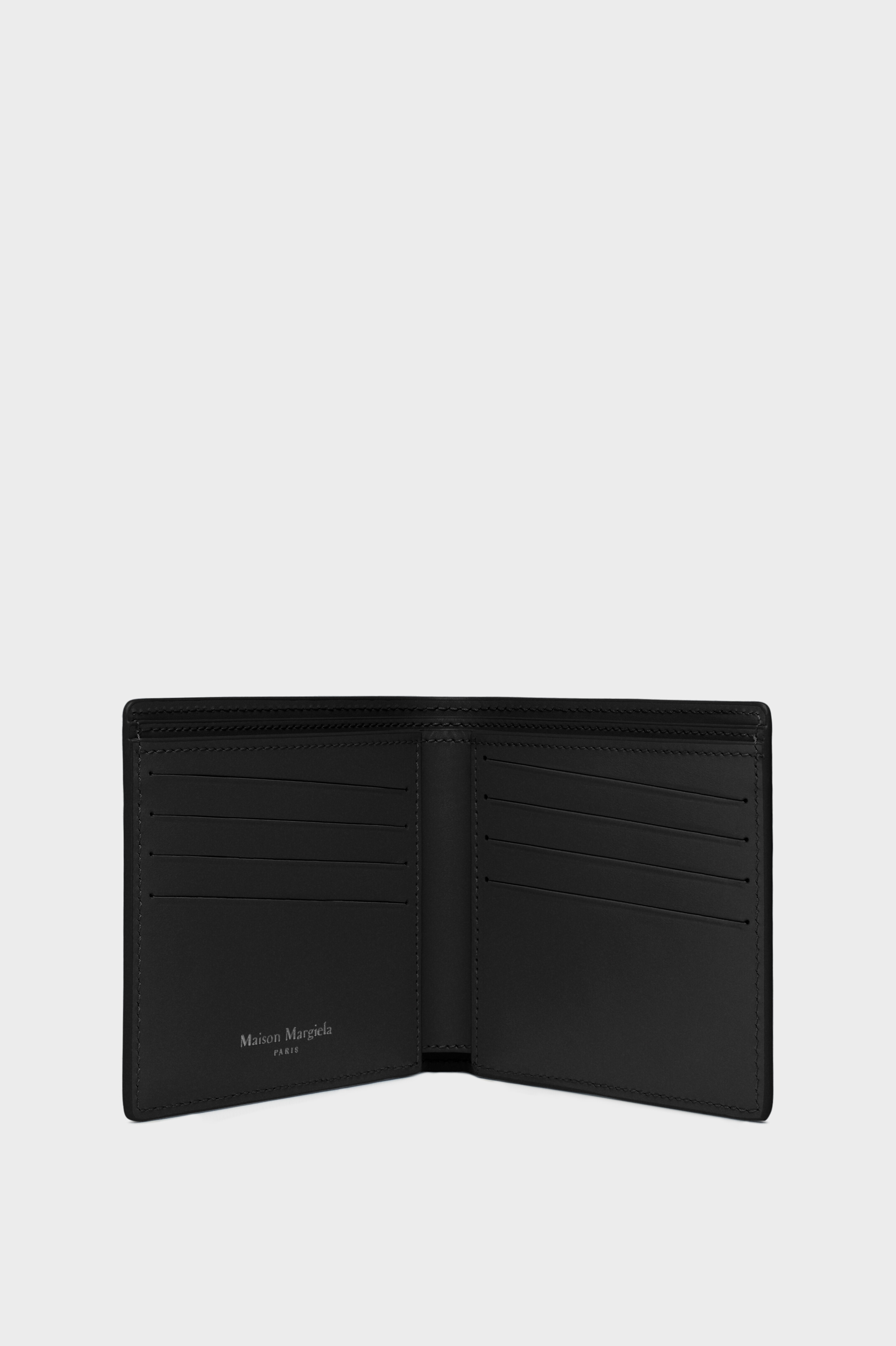 Black Leather Cardholder Wallet | Maison Margiela