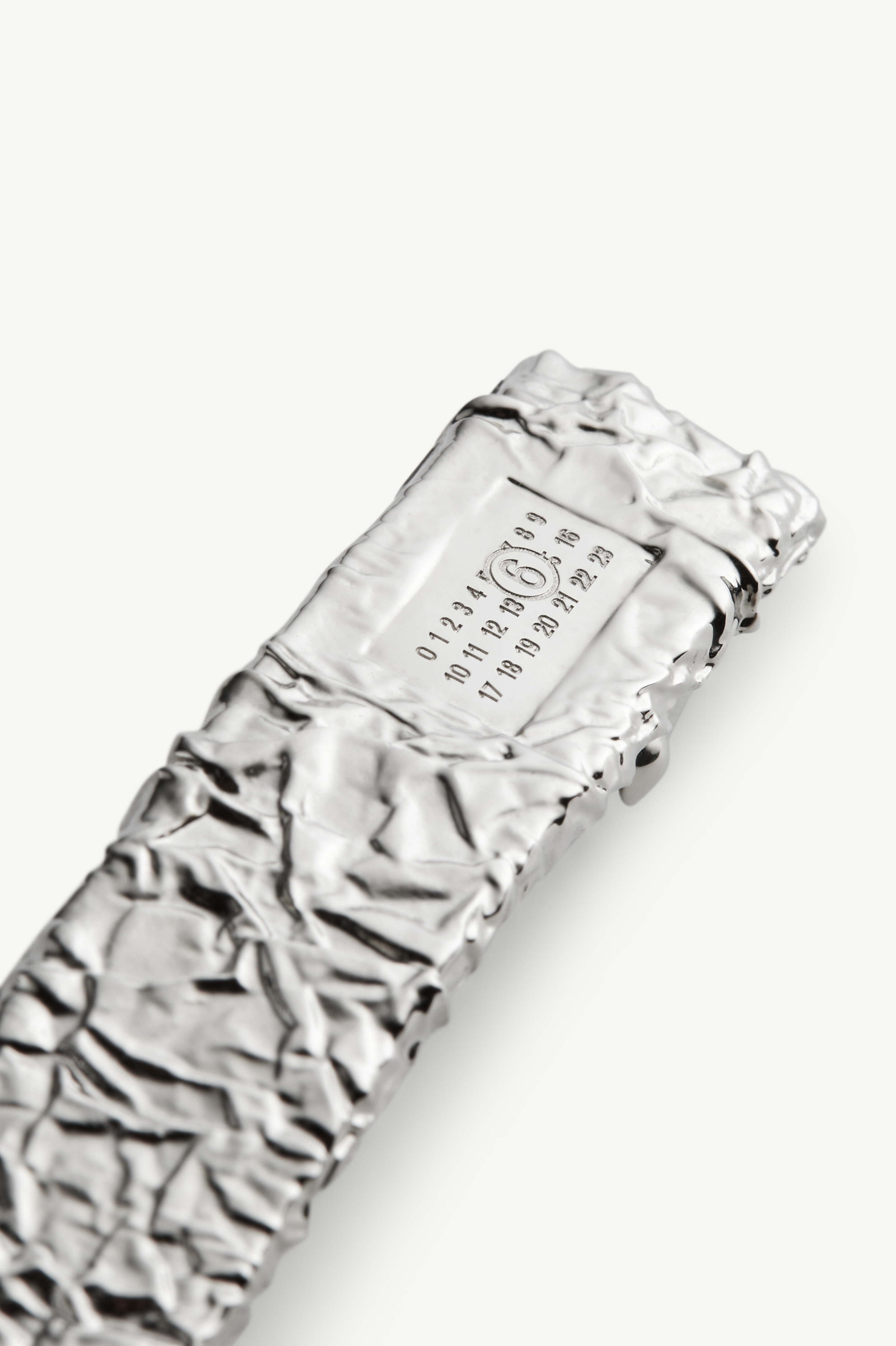 Silver foil hair clip 3