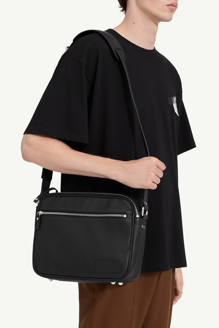 Men's Calf Leather Leather Messenger Bag | MM6