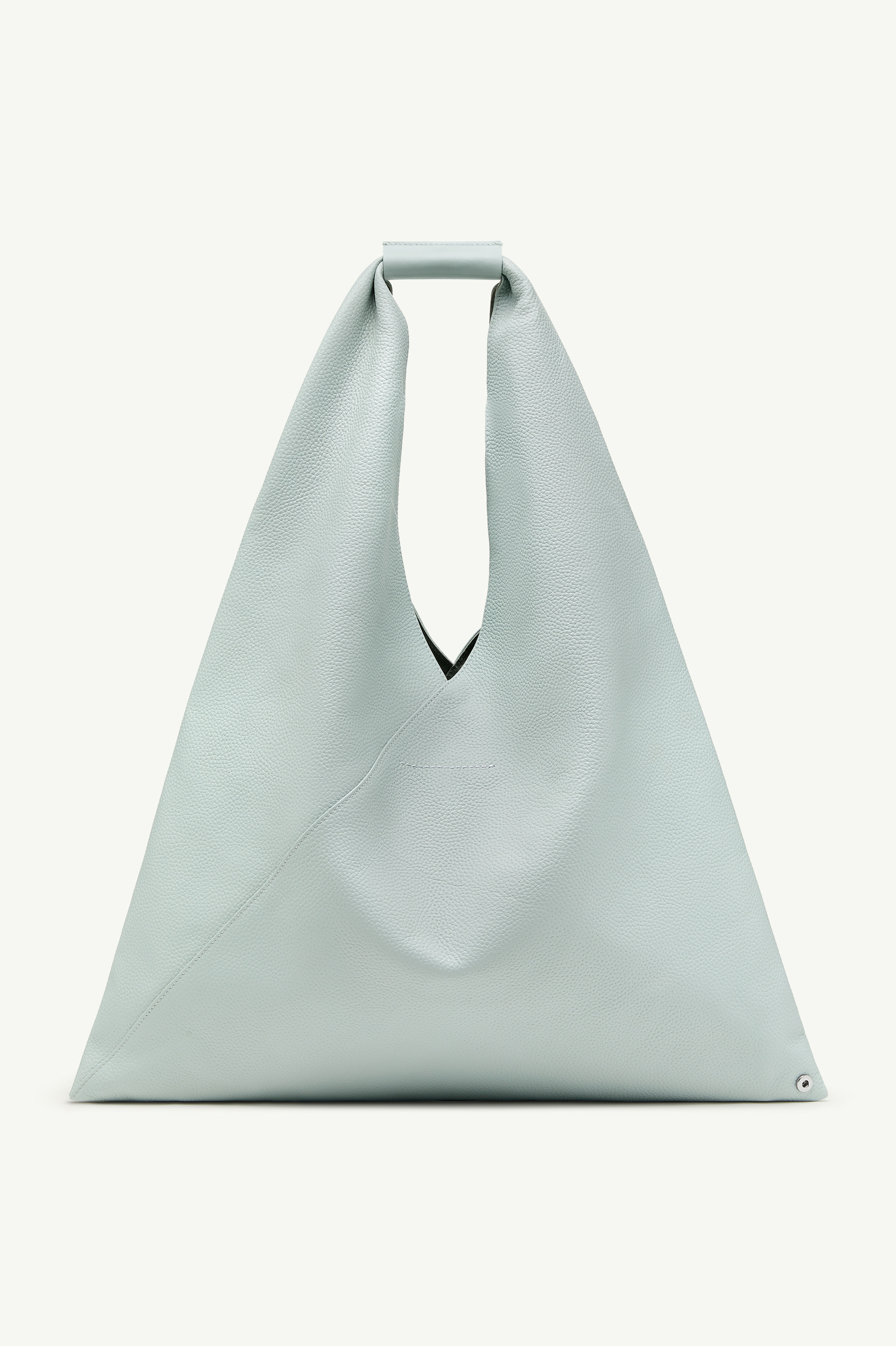 Grey Grainy Leather Japanese Bag | Maison Margiela