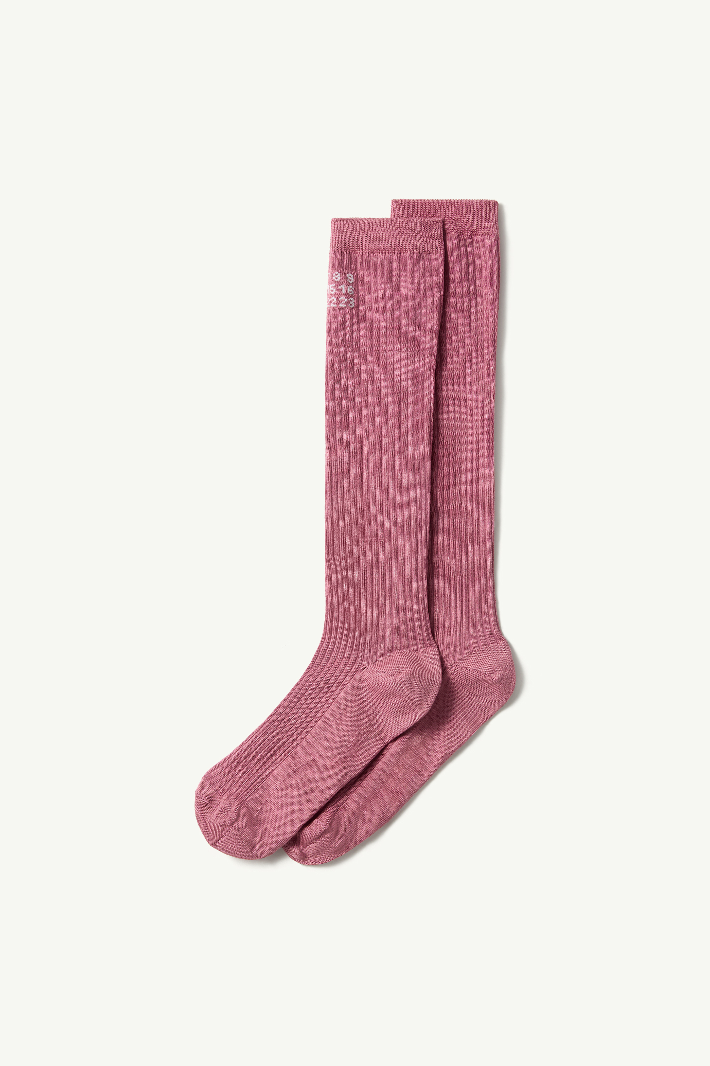 Numeric knee-high socks