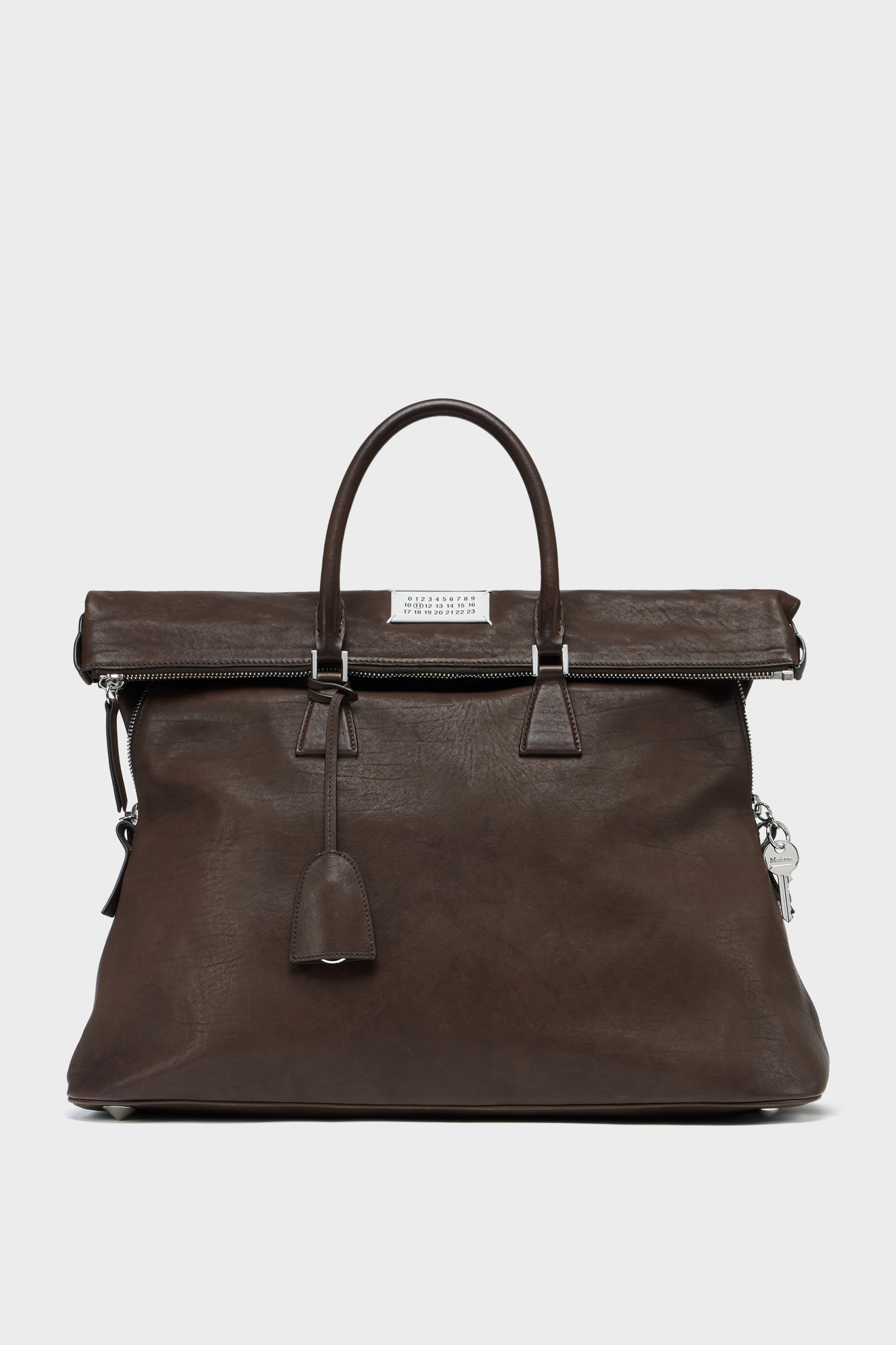 Brown Calf Leather 5AC Crossbody Bag Loved To Death XL