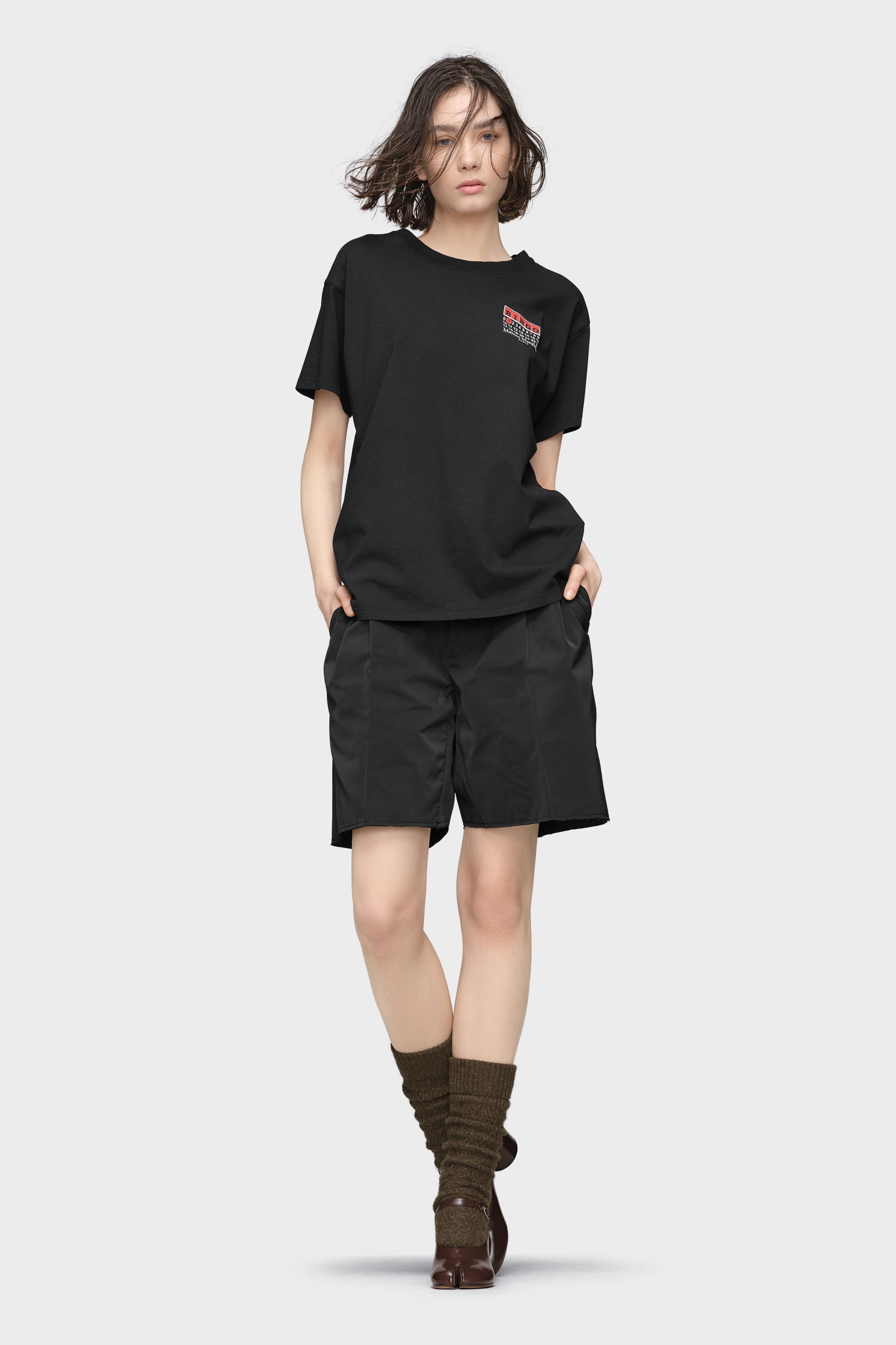 Women's Gray Cotton T-Shirt | Maison Margiela