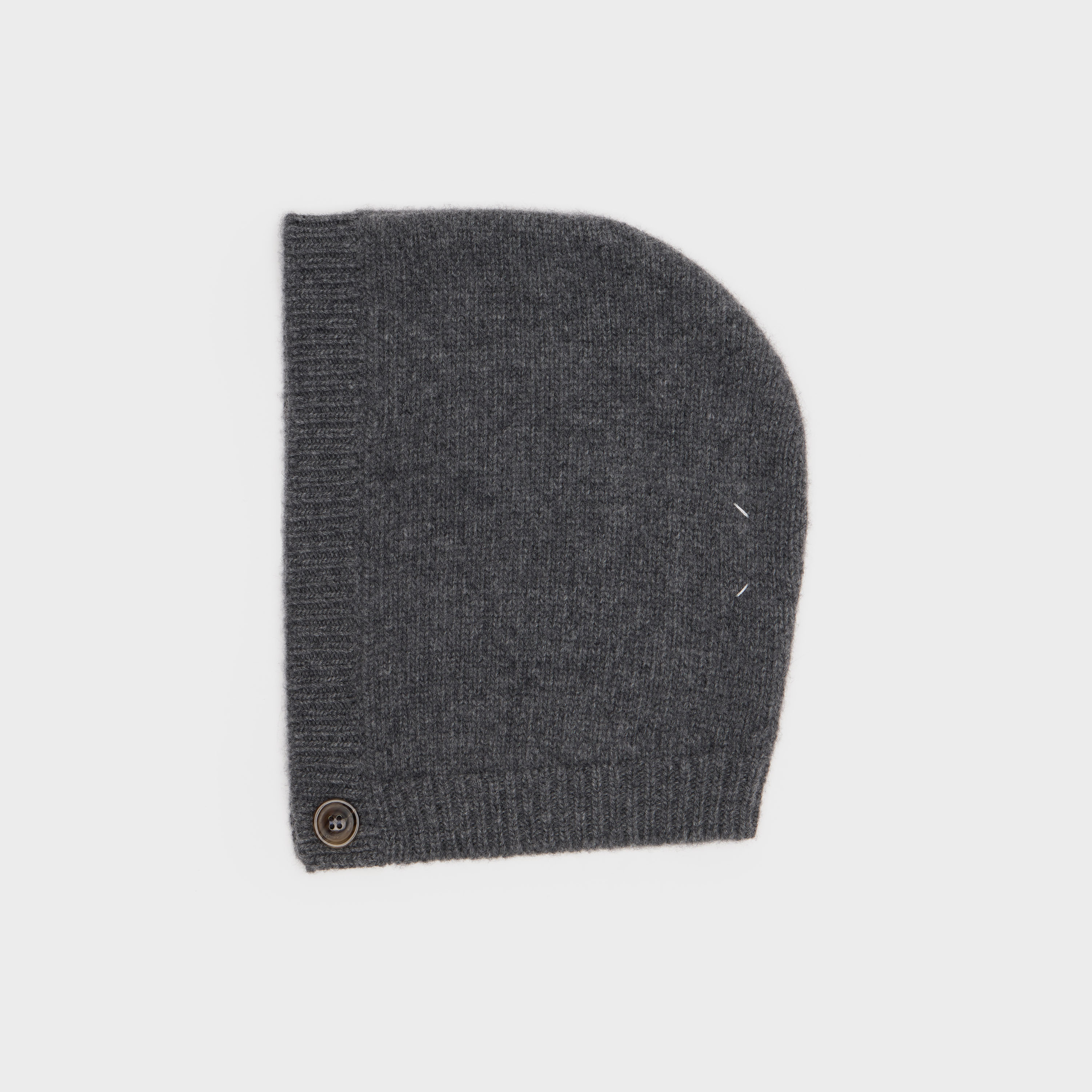 Wool knit hood
