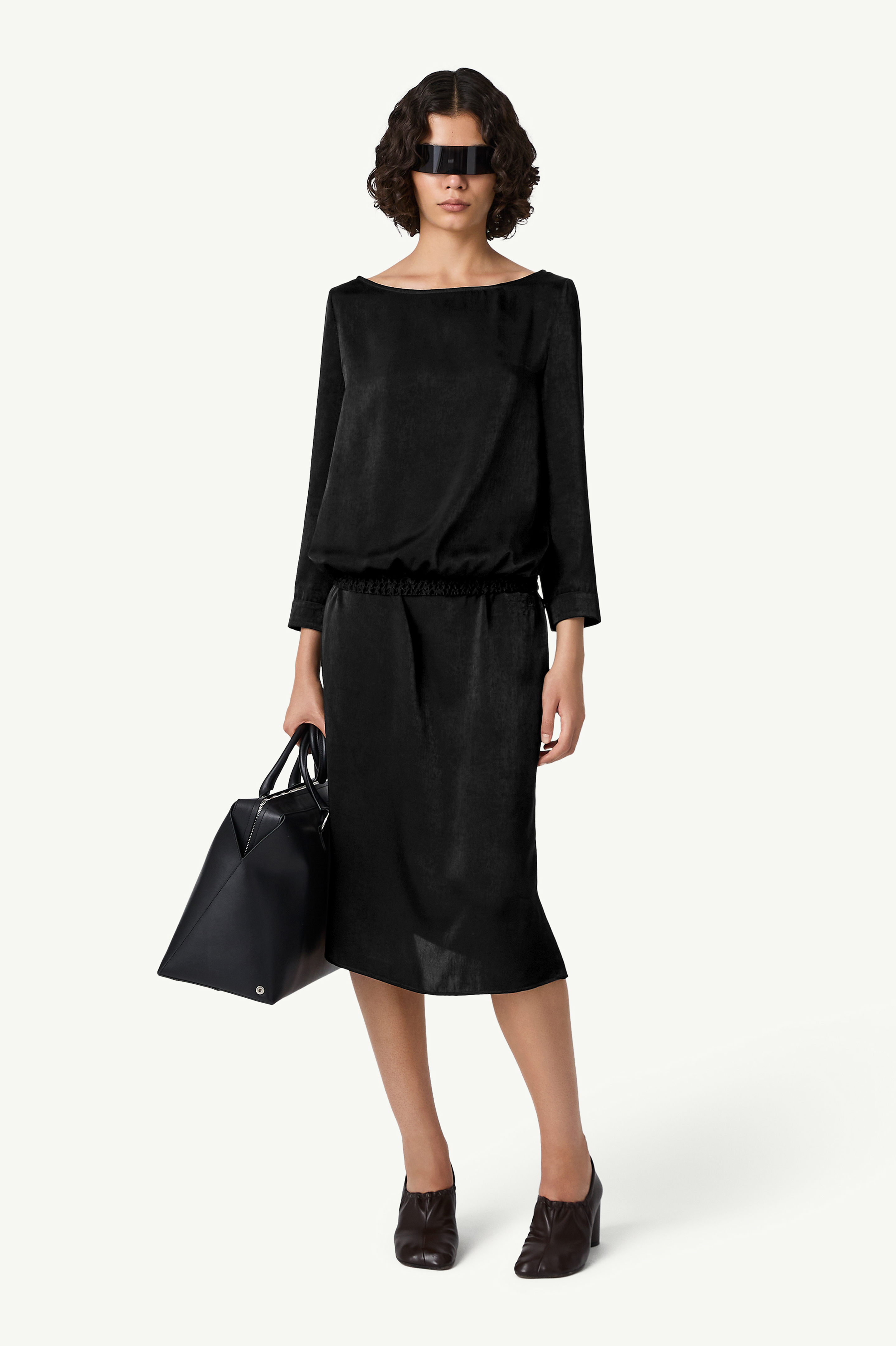 Lining-look top