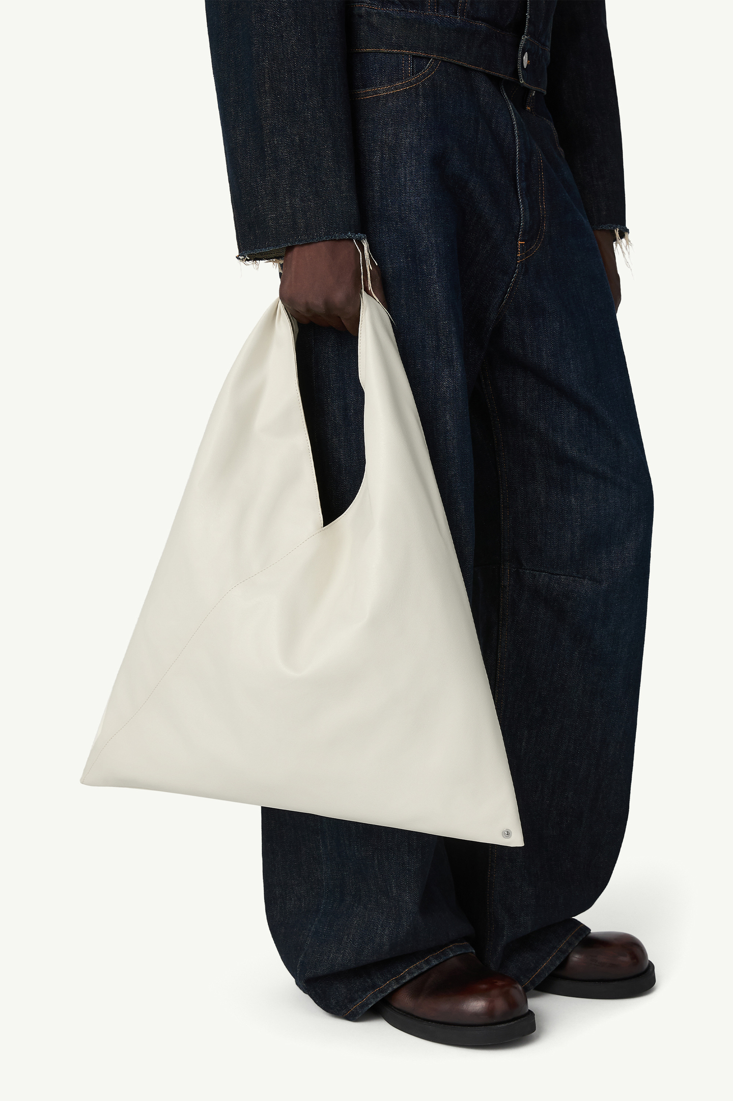 White Japanese Bag Classic Medium | MM6 Official