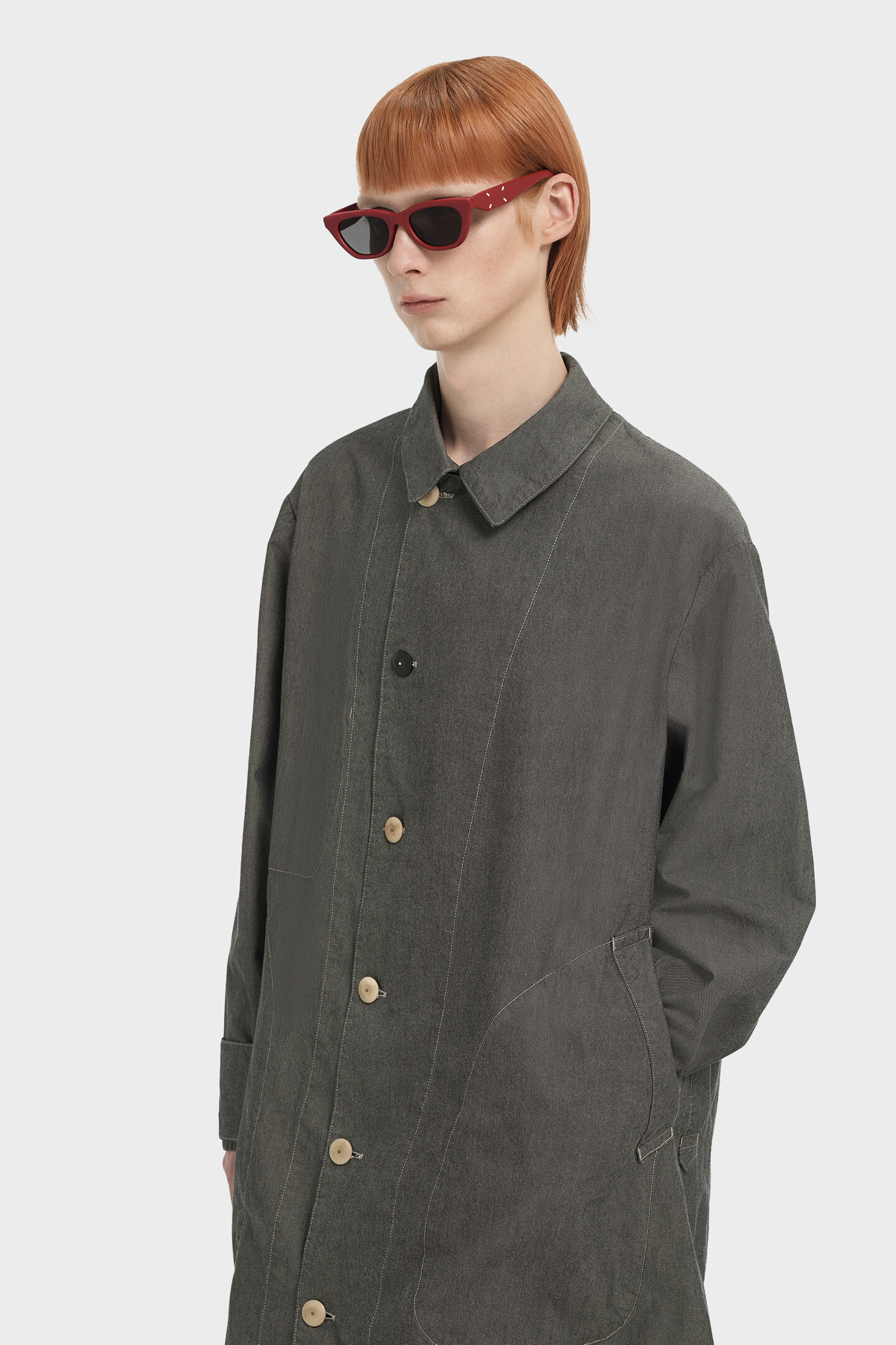 MM X Gentle Monster MM208 LEATHER LR1 Red | Maison Margiela Official