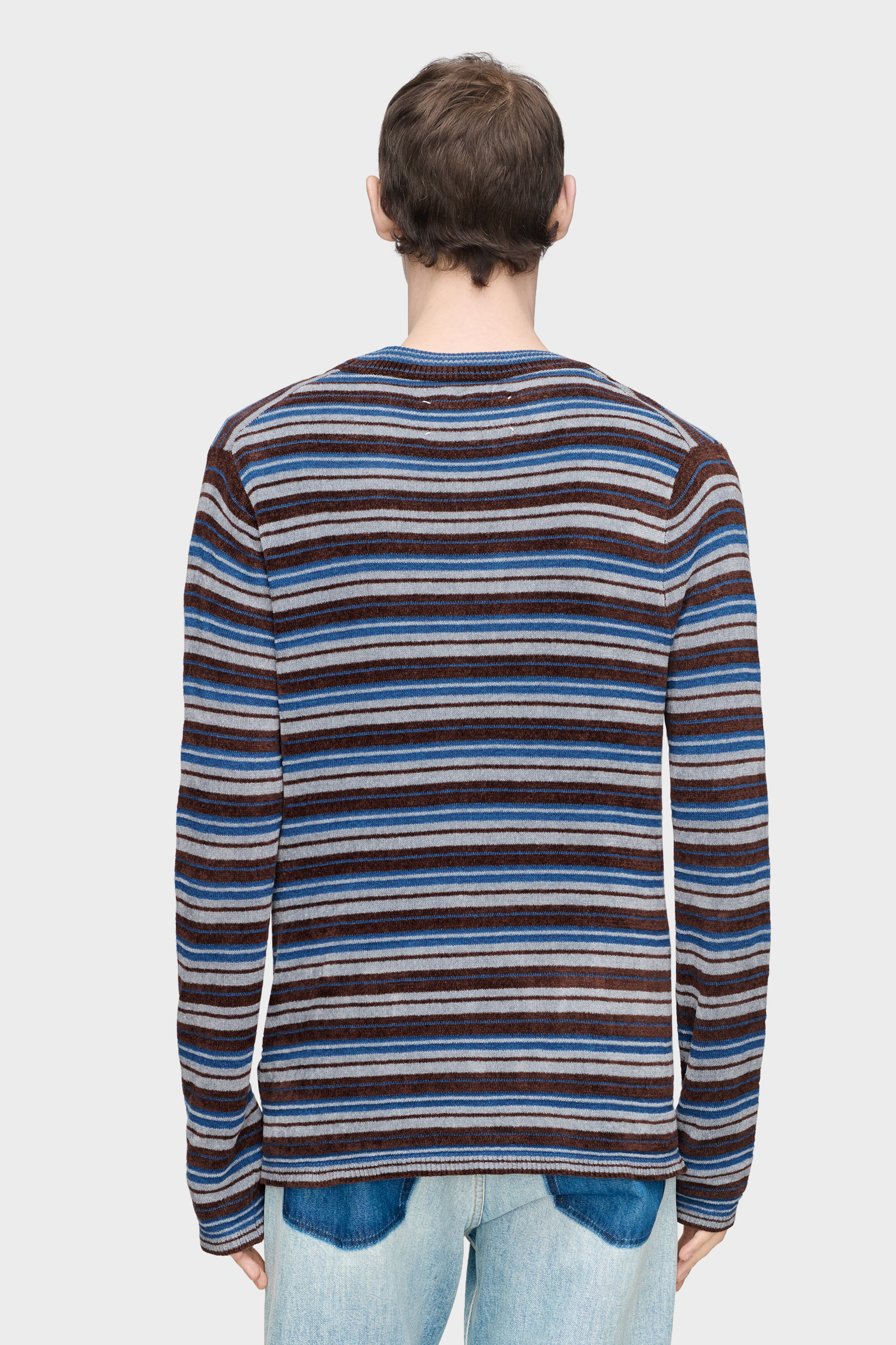 Mist Striped Wool Cardigan | Maison Margiela Official