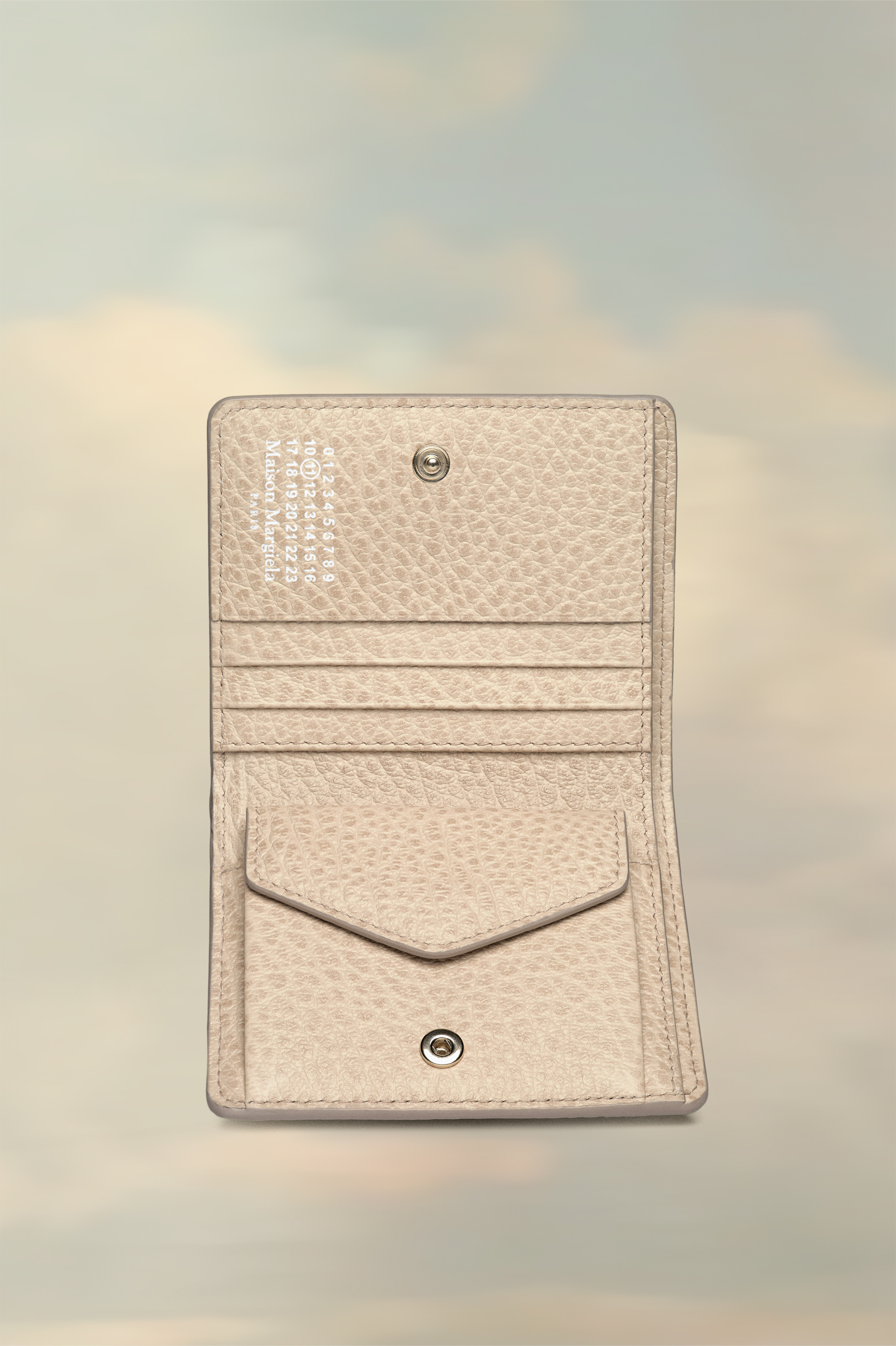 Women'S Leather Wallet - Almond | Maison Margiela