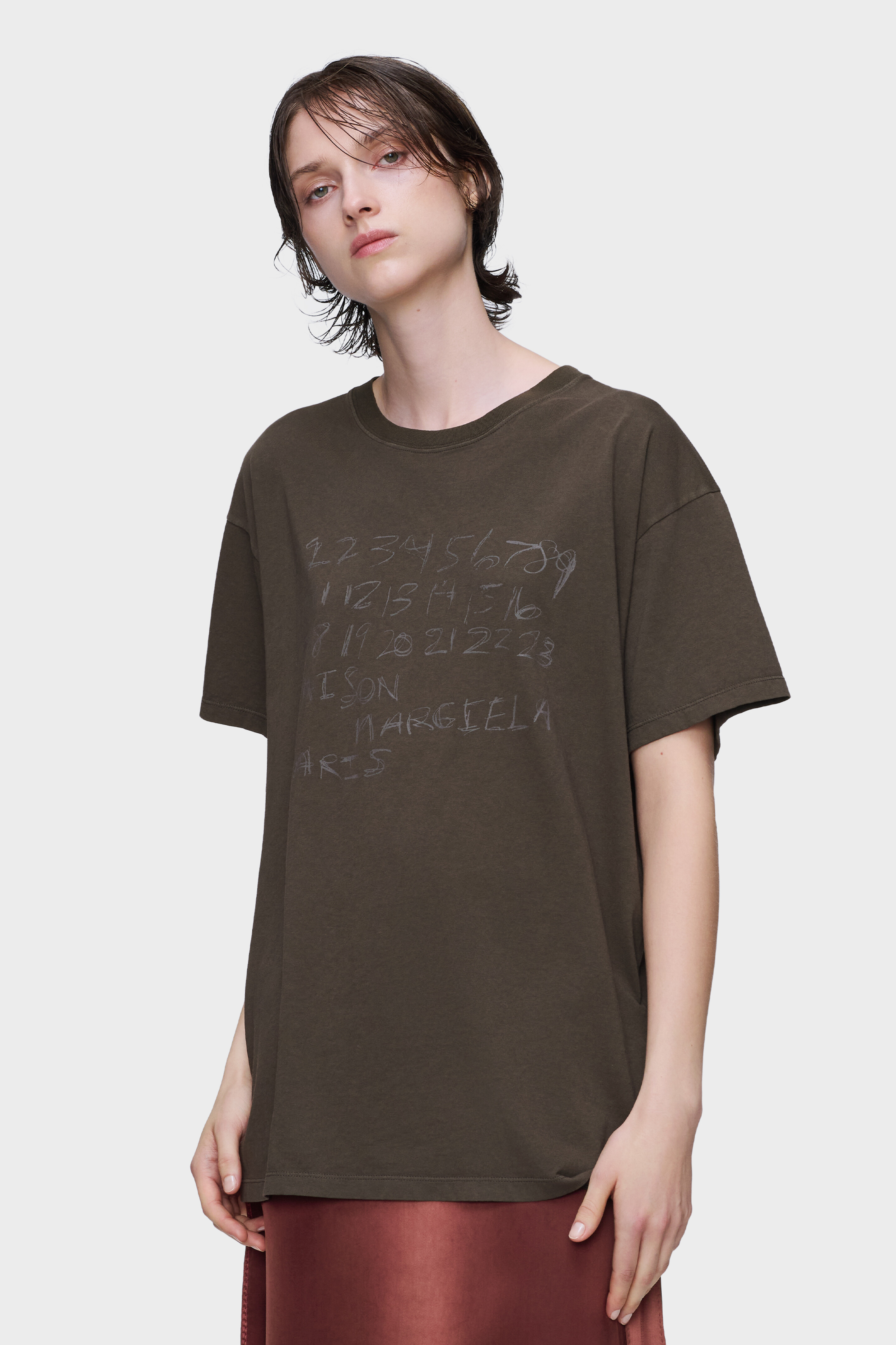 トップス maison martin Margiela Numerical cotton T-shirt