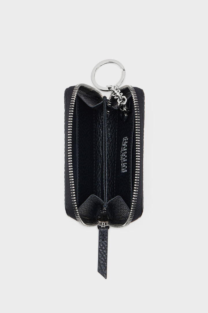 4ステッチ ジップアラウンドウォレット ブラック | Maison Margiela 公式
