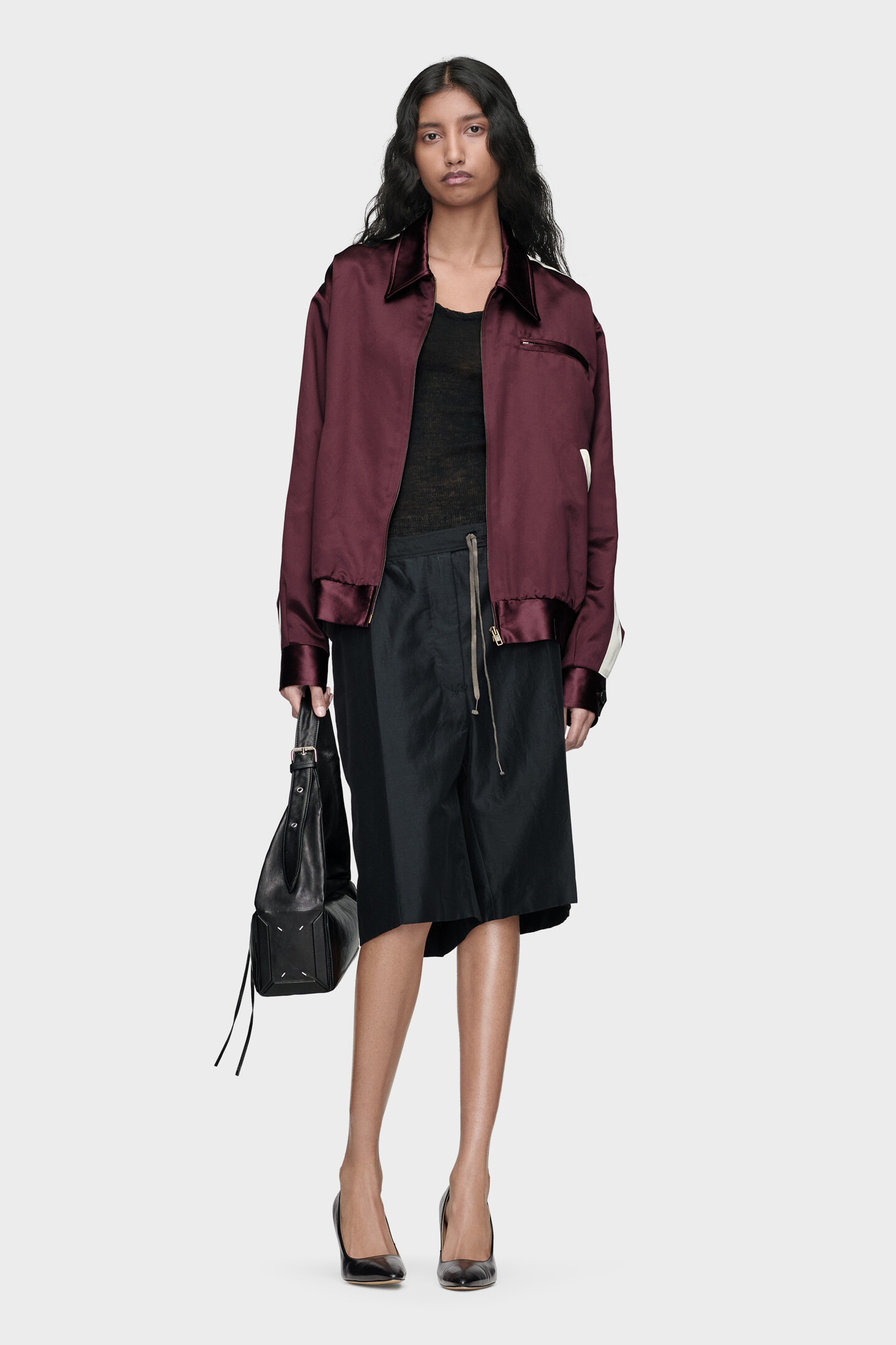 美品☆Maison Martin Margiela ノースリーブ ニット　1 リブ ニット ノースリーブトップ ブラック | Maison Margiela公式