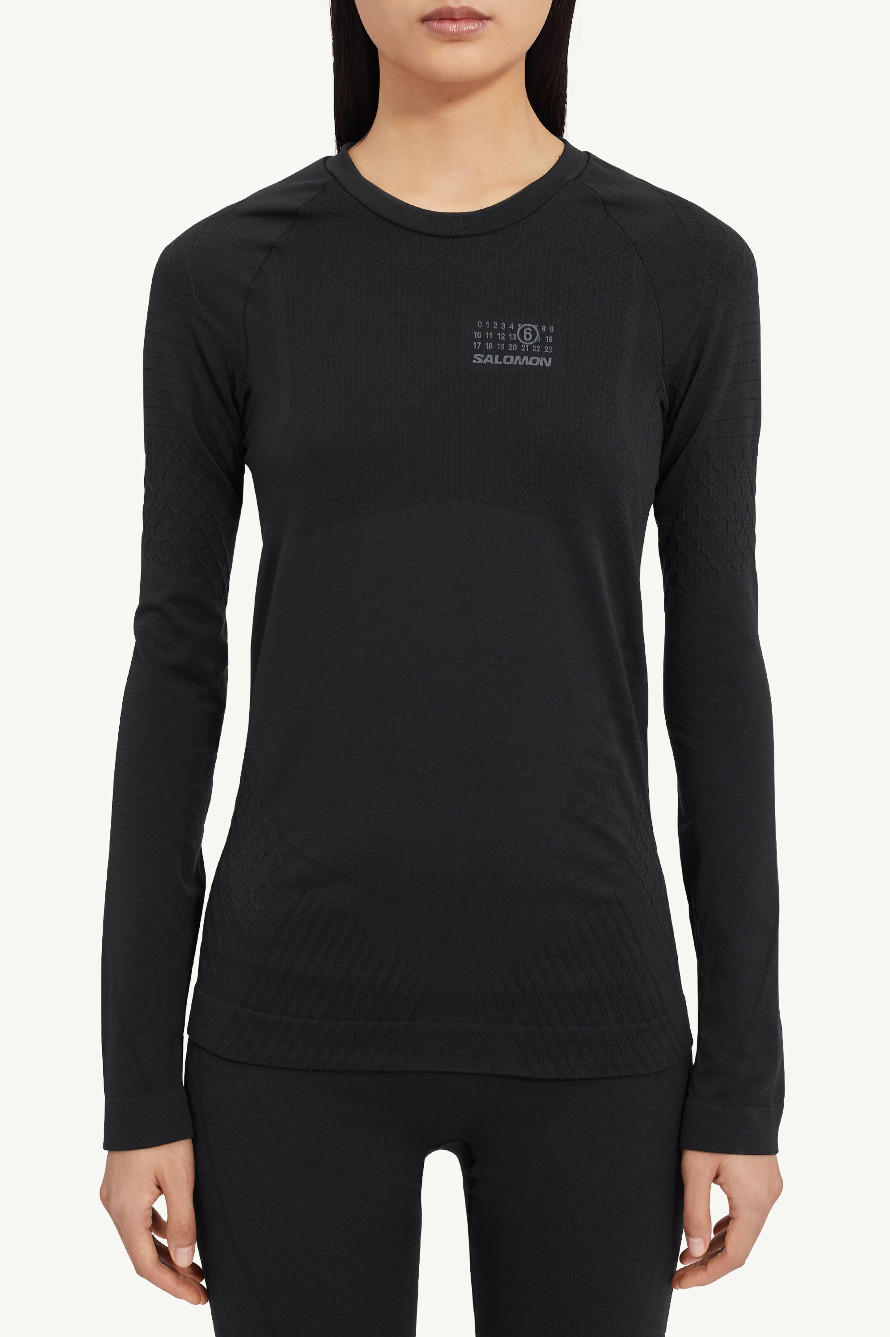 Black Baselayer Top MM6 x Salomon | MM6
