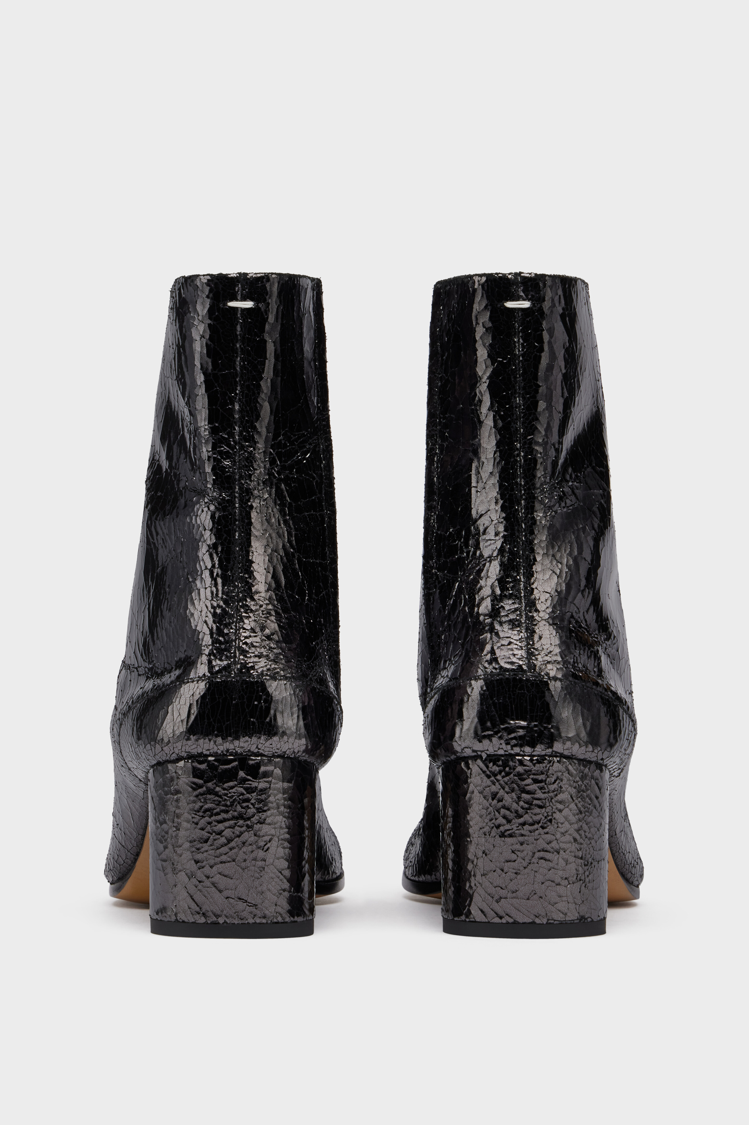 【MAISON MARGIELA】Tabi Mirror Boots ショートブーツ Tabi Mirror Block Heel Boots | Maison Margiela