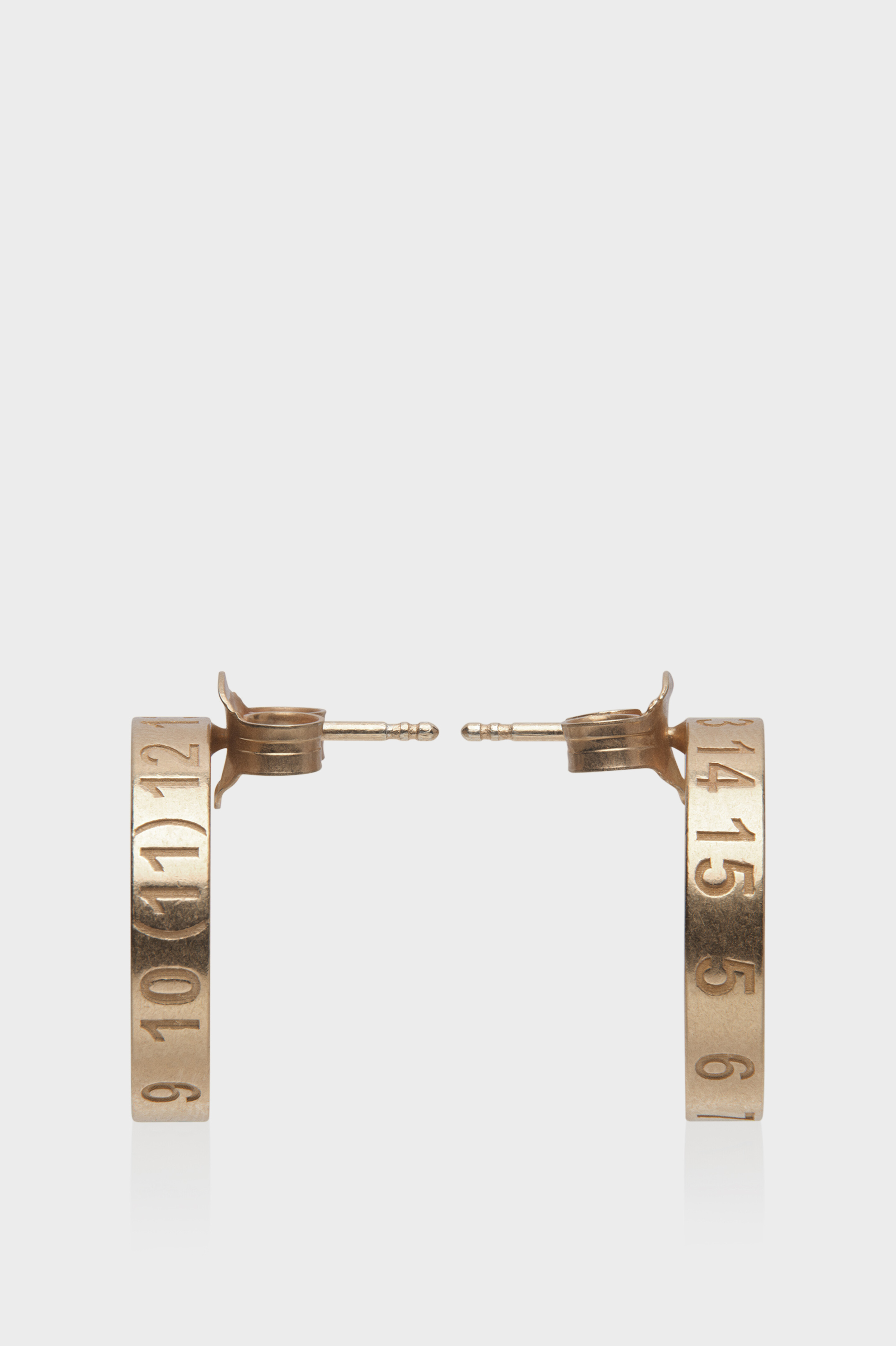 シルバーフープナンバーピアス | Maison Margiela