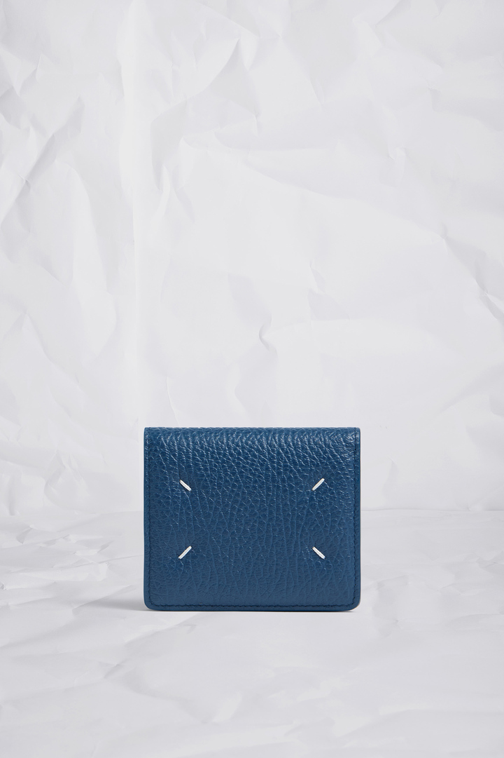 4ステッチ 二つ折り ウォレット ブルー | Maison Margiela公式