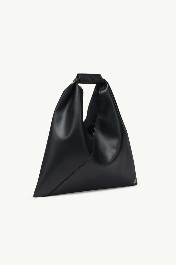 Black Faux Leather Japanese Knot Bag | Maison Margiela