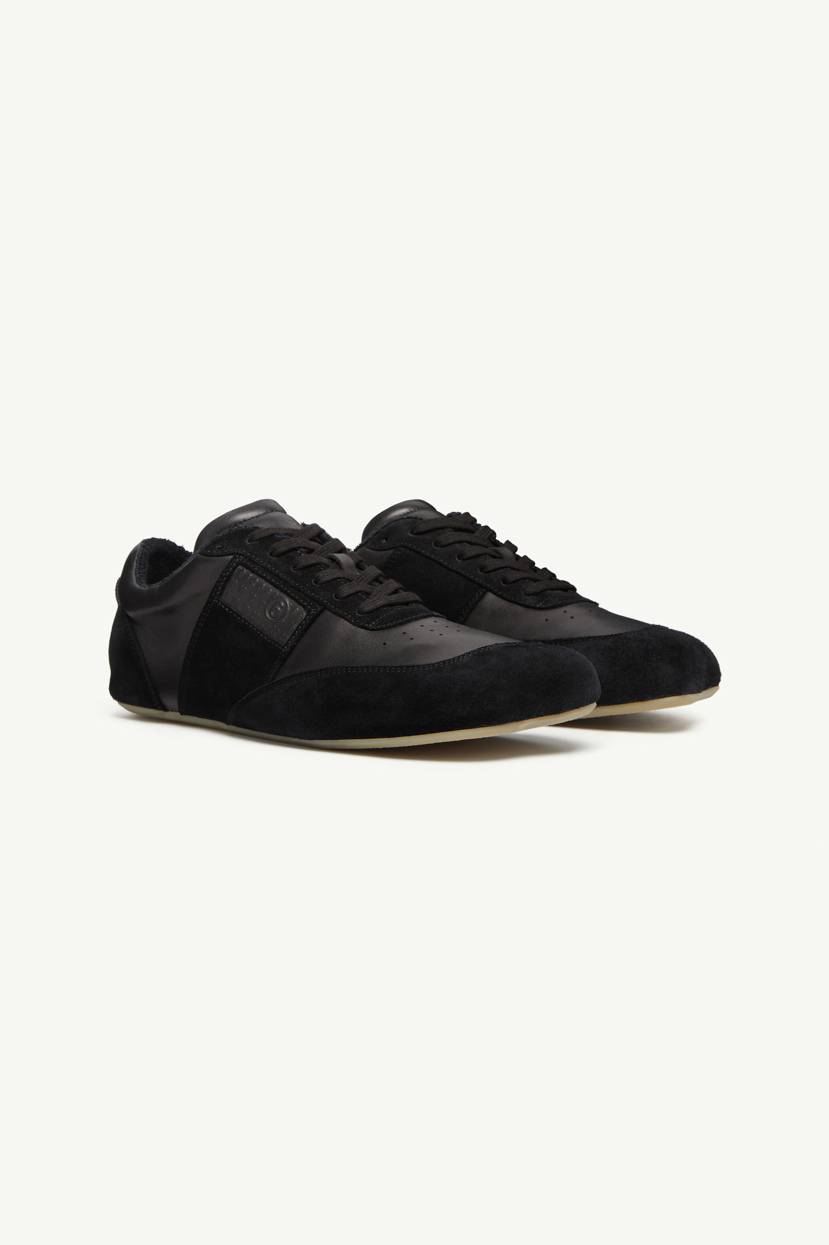 Men's Calf Leather Slim Sneakers | MM6