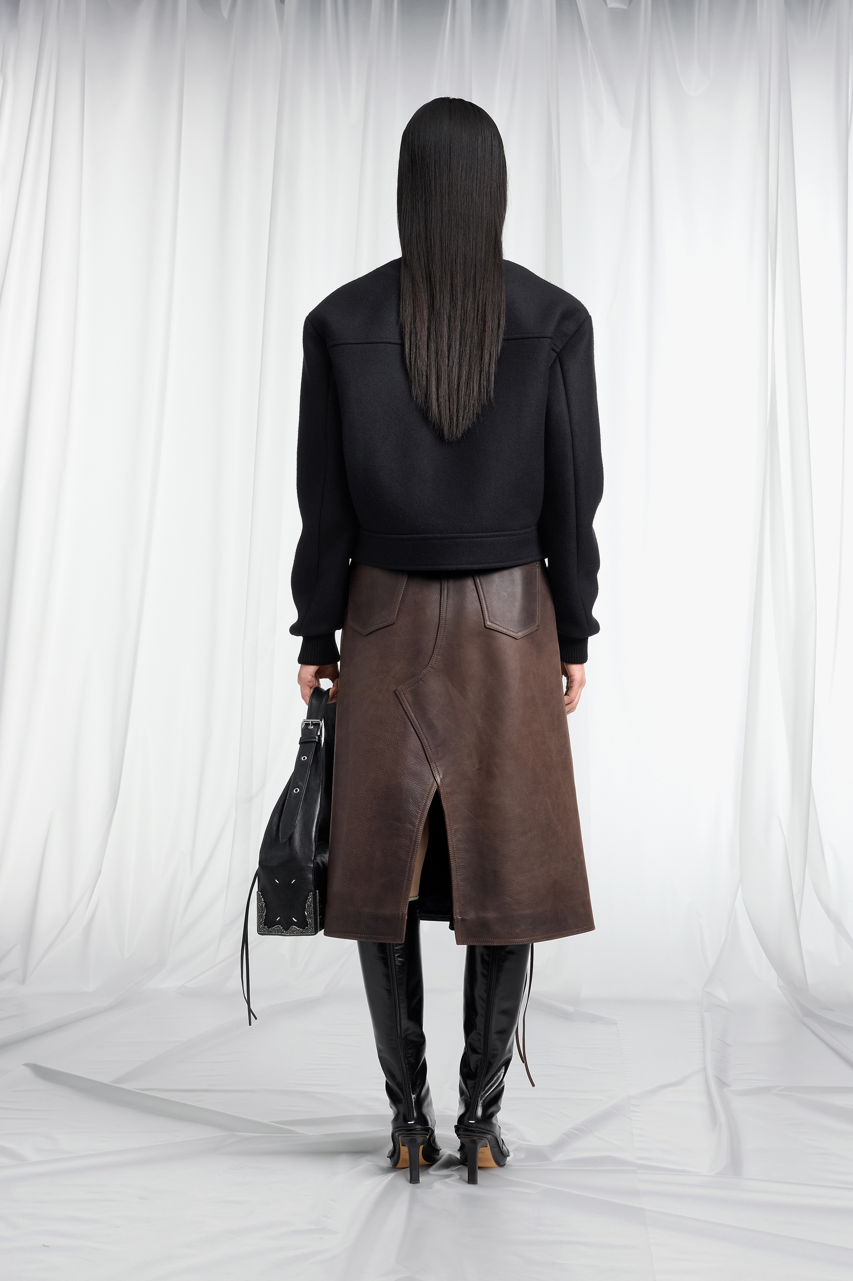 Black Virgin Wool Bomber Jacket | Maison Margiela Official