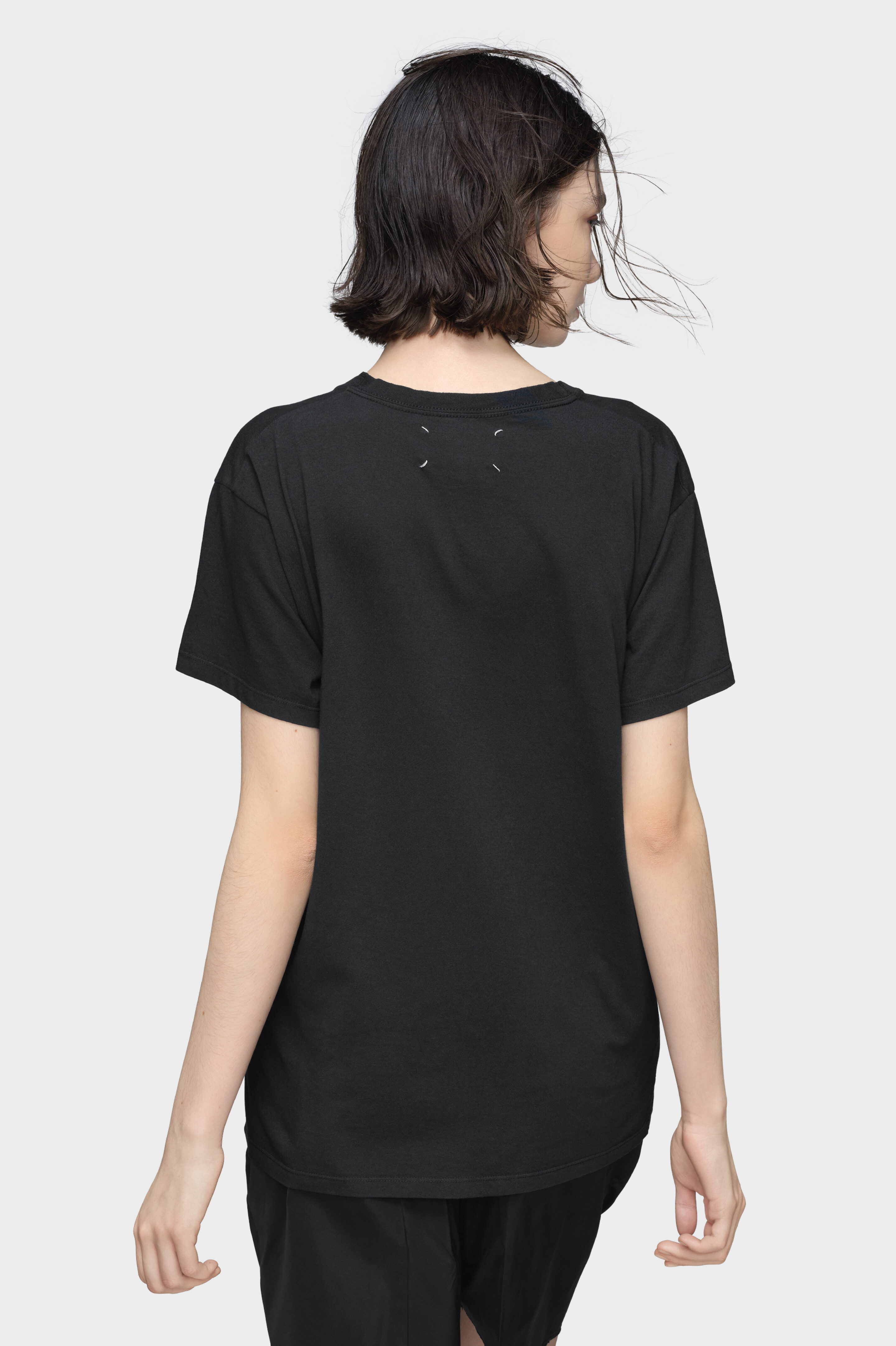 Women's Gray Cotton T-Shirt | Maison Margiela Women's Gray Cotton T-Shirt | Maison Margiela