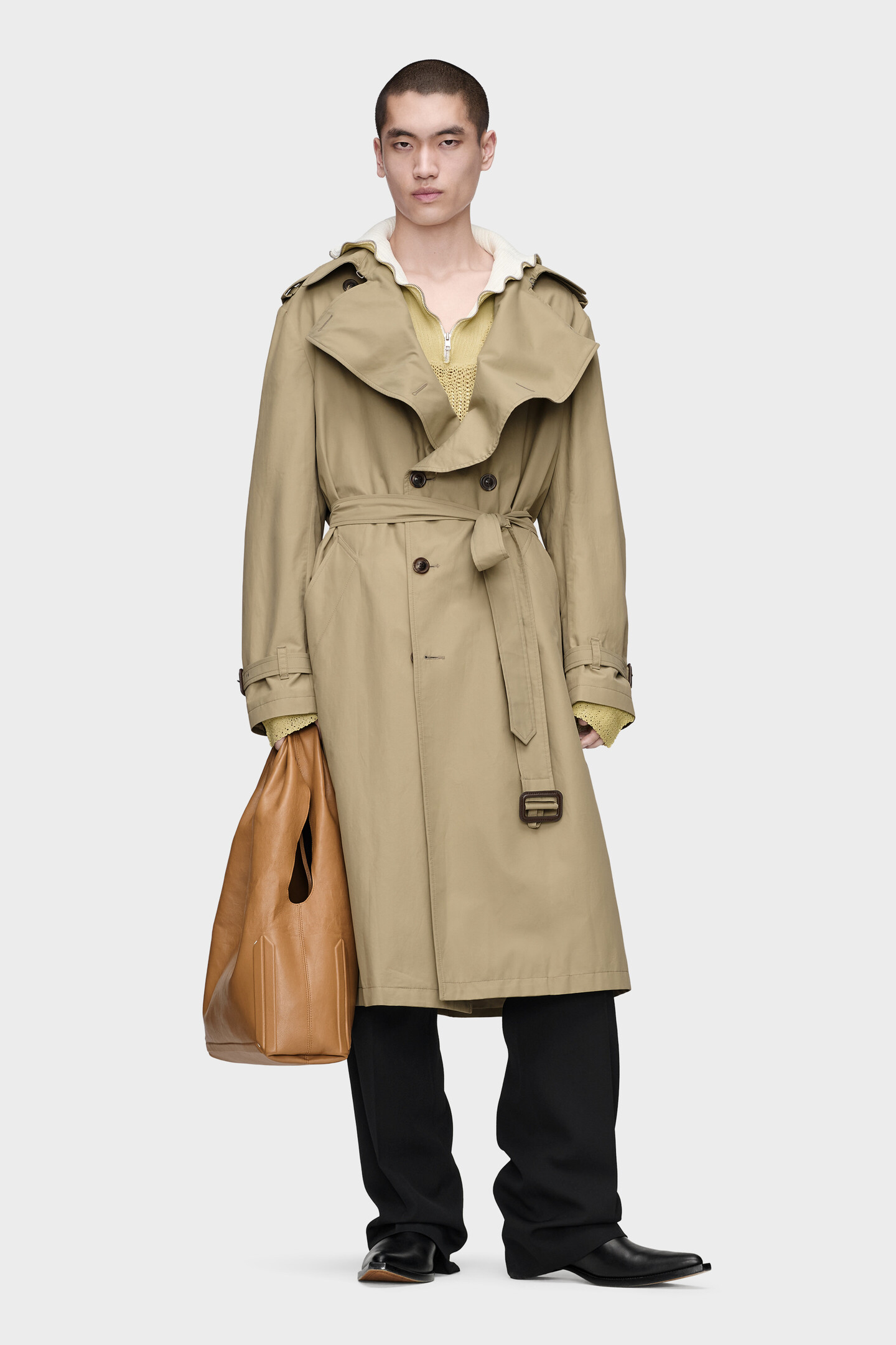 Maison Margiela ボストンバッグ ベージュ Camel Box Bag Medium | Maison Margiela Official