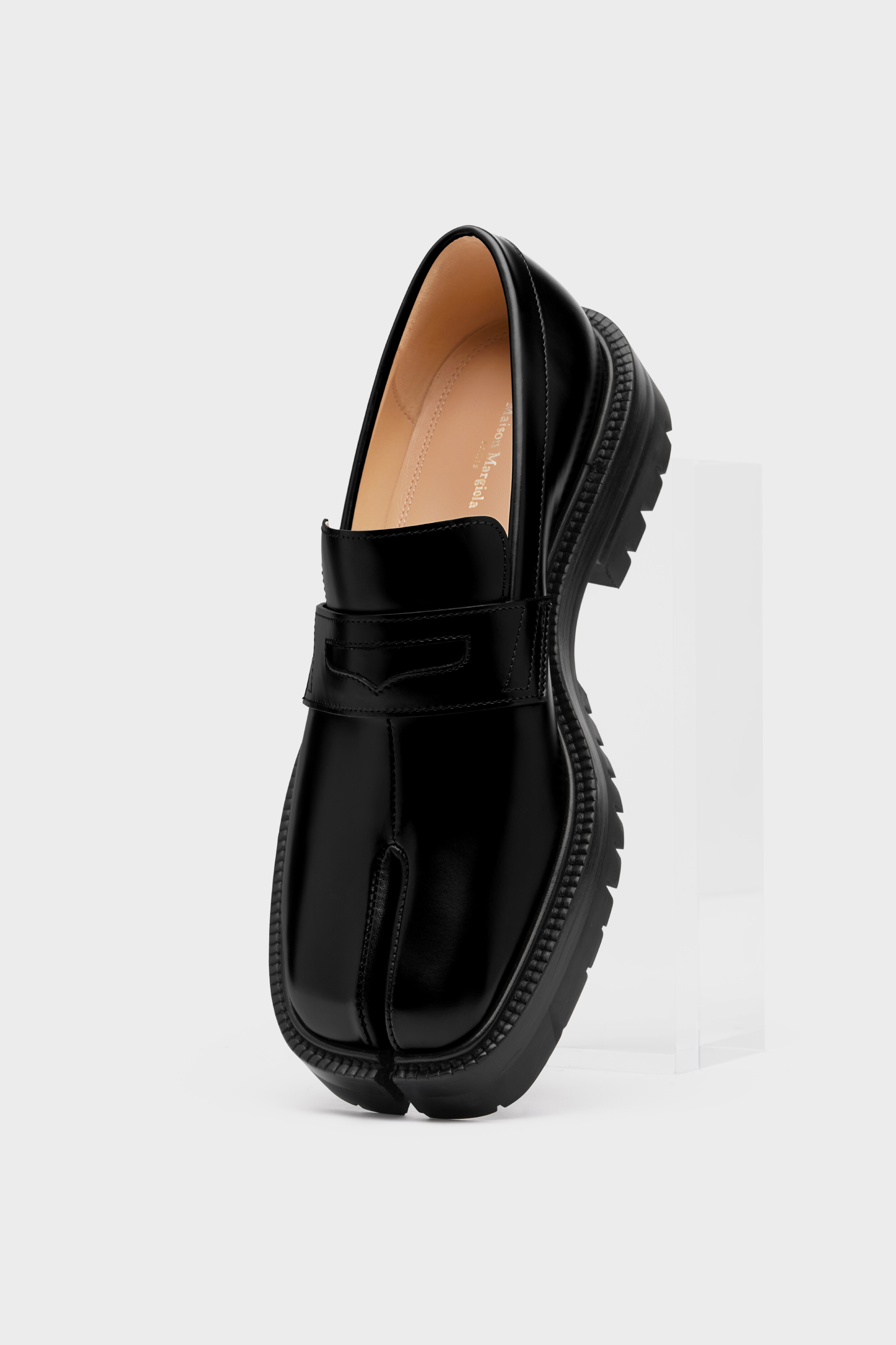 Maison Margiela Tabi ローファー　41 (2022) Men's Black Leather Tabi Loafers | Maison Margiela