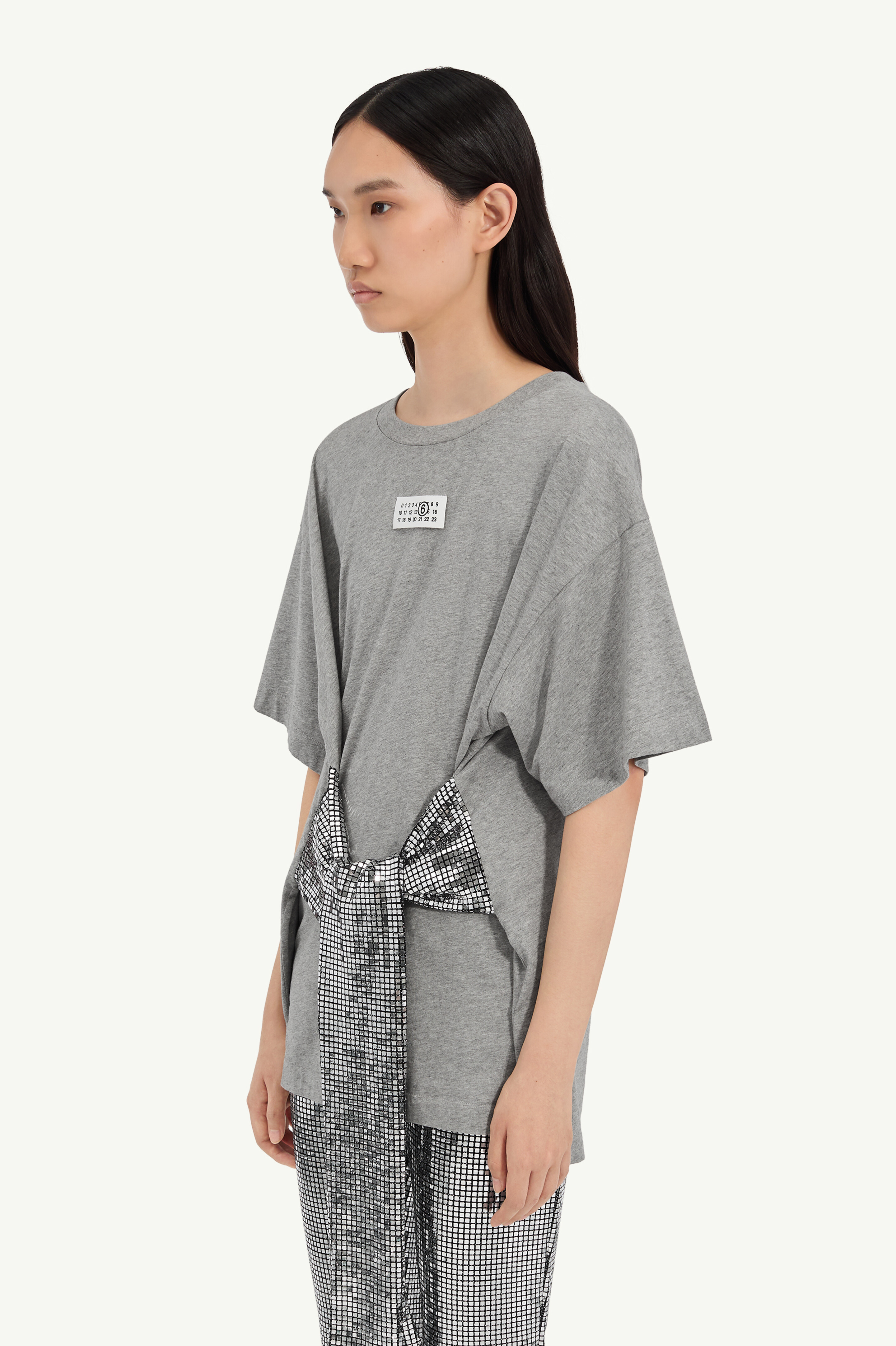 Cotton T-shirt with gloves