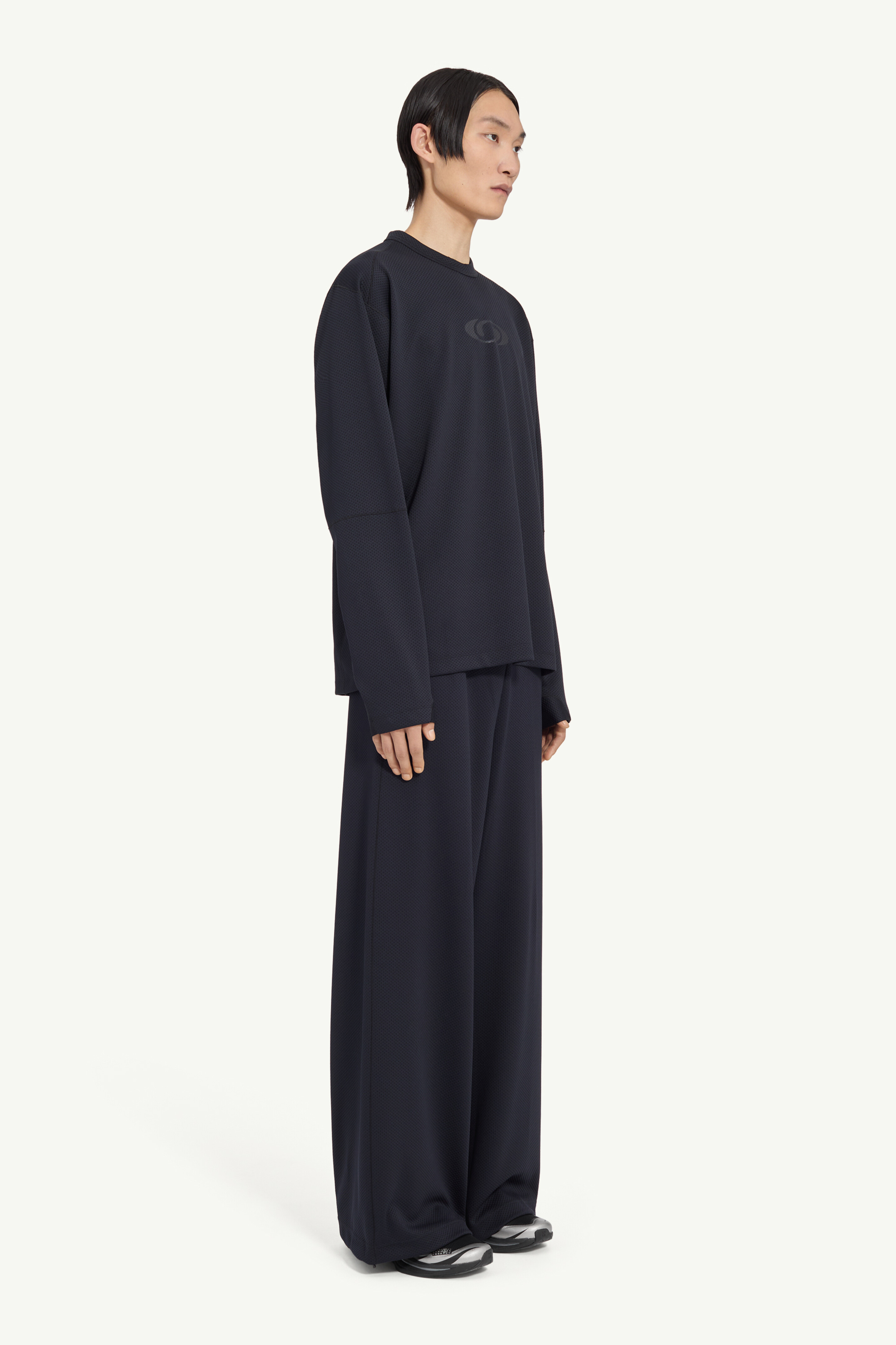 Black MM6 x Salomon long-sleeve top | MM6 Official