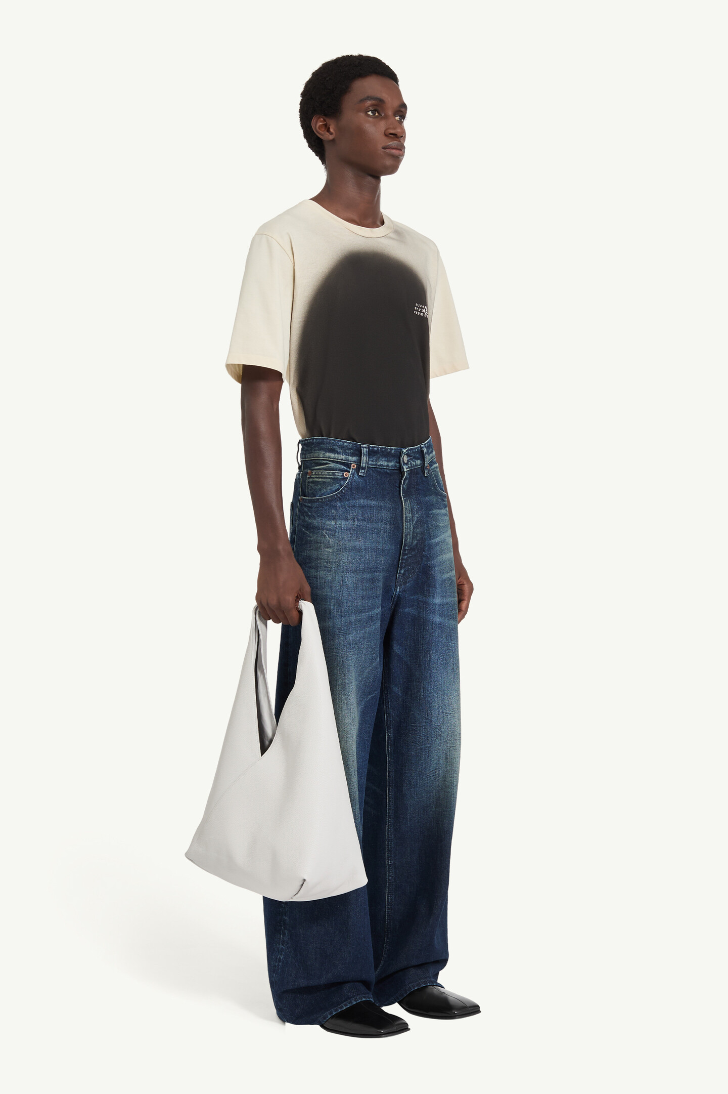 Blue Wide-leg jeans | MM6 Official