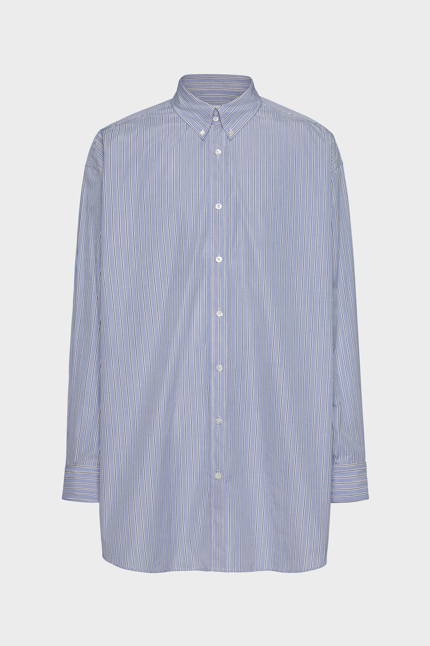 Mens Oxford Shirt - Blue Stripes | Maison Margiela