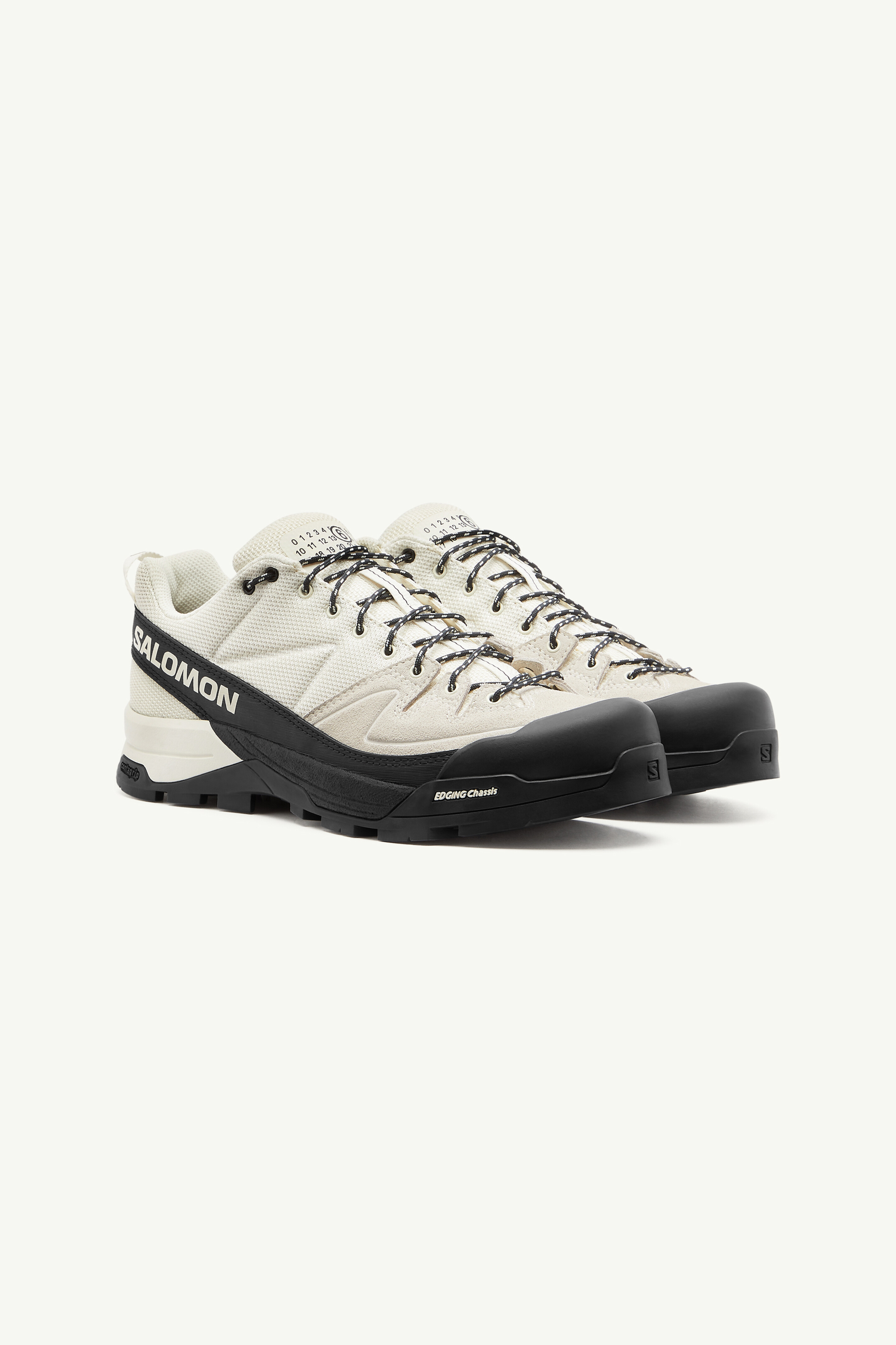 Almond Women's X-Alp White Trainers - MM6 x Salomon | MM6