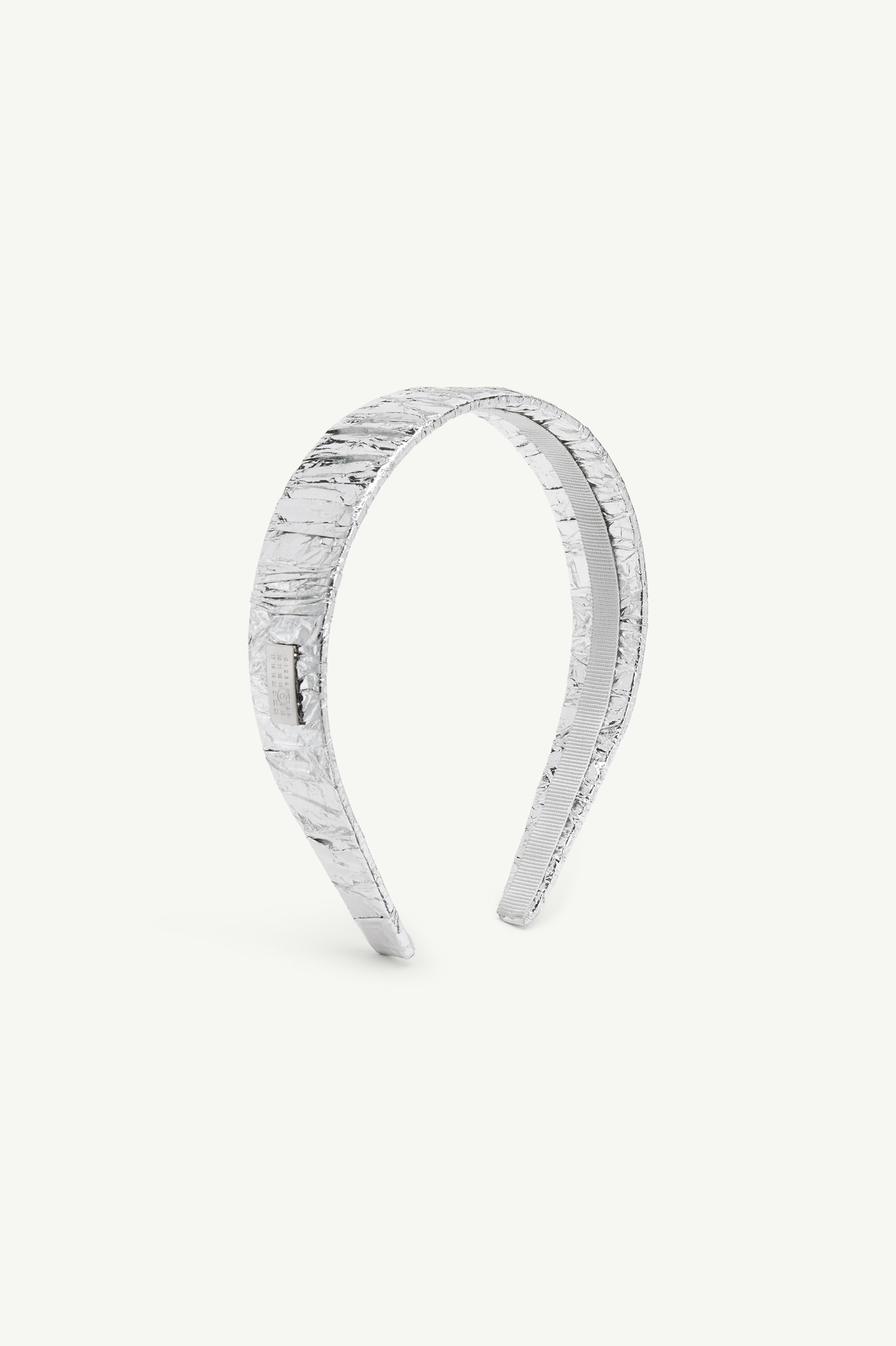 Maison Margiela シルバーフォイル ヘアバンド