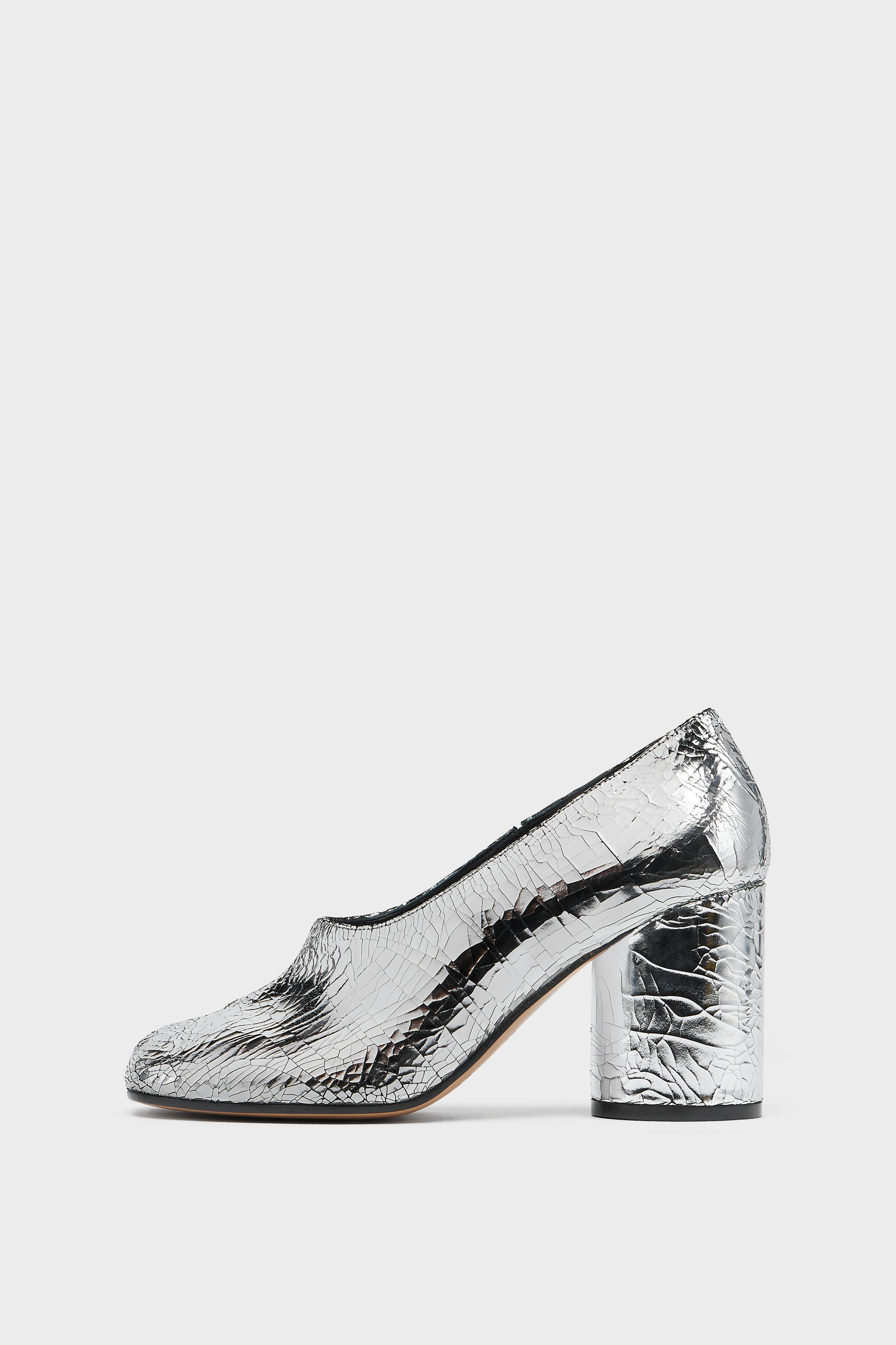 Silver Tabi décolleté pump broken mirror | Maison Margiela Official