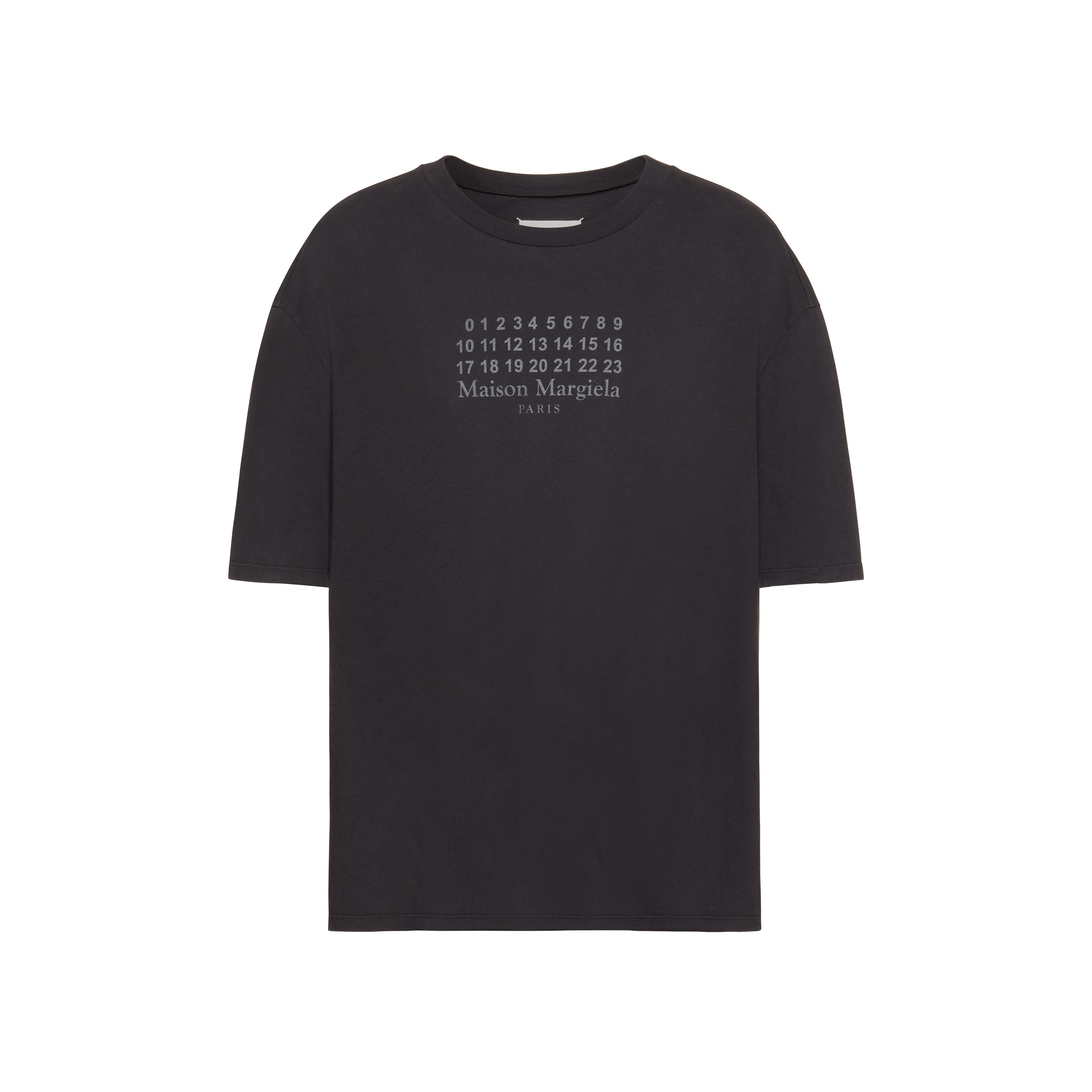 Black Cotton jersey t-shirt | Maison Margiela Official