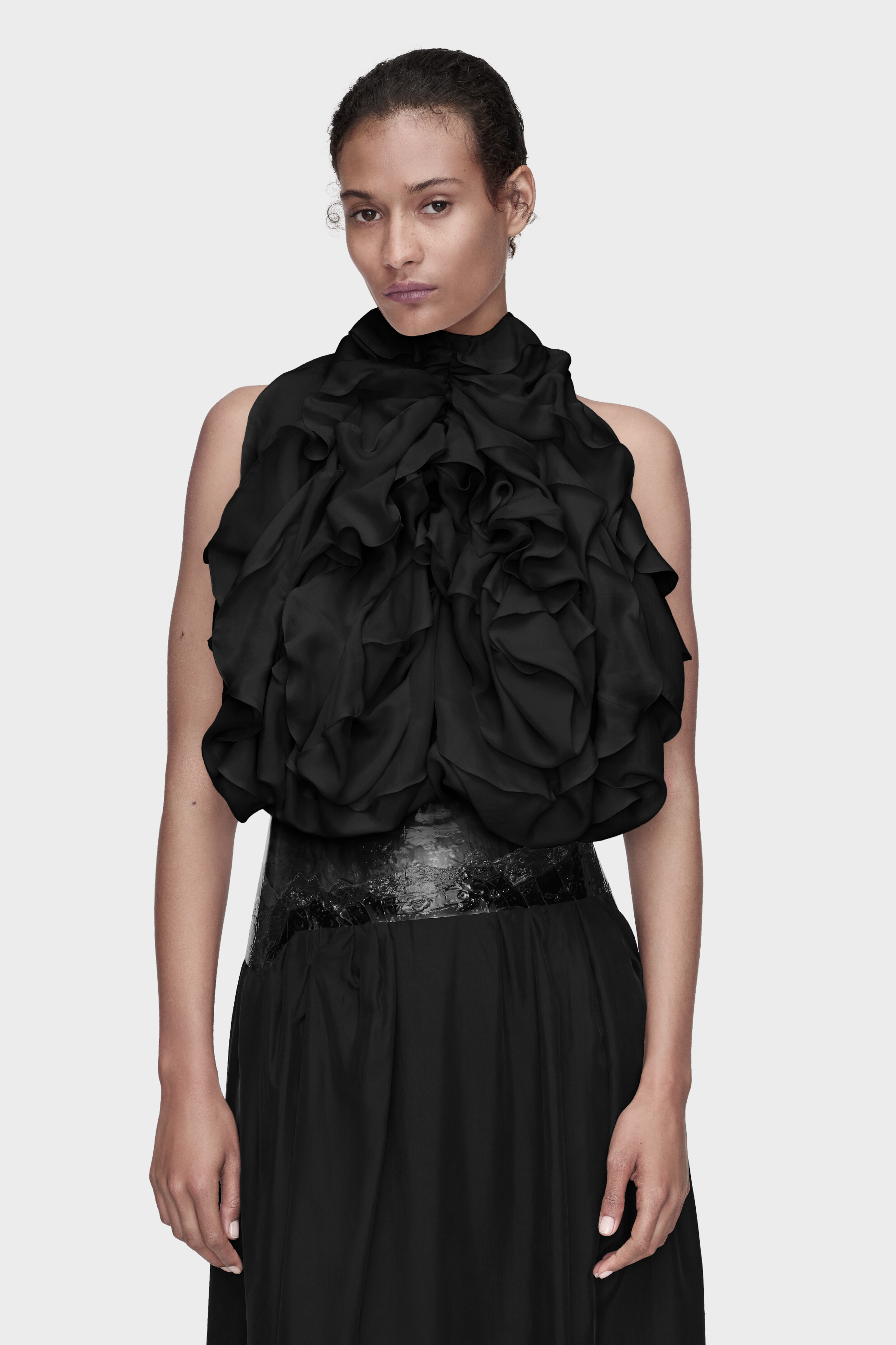Ruffle Halter Top